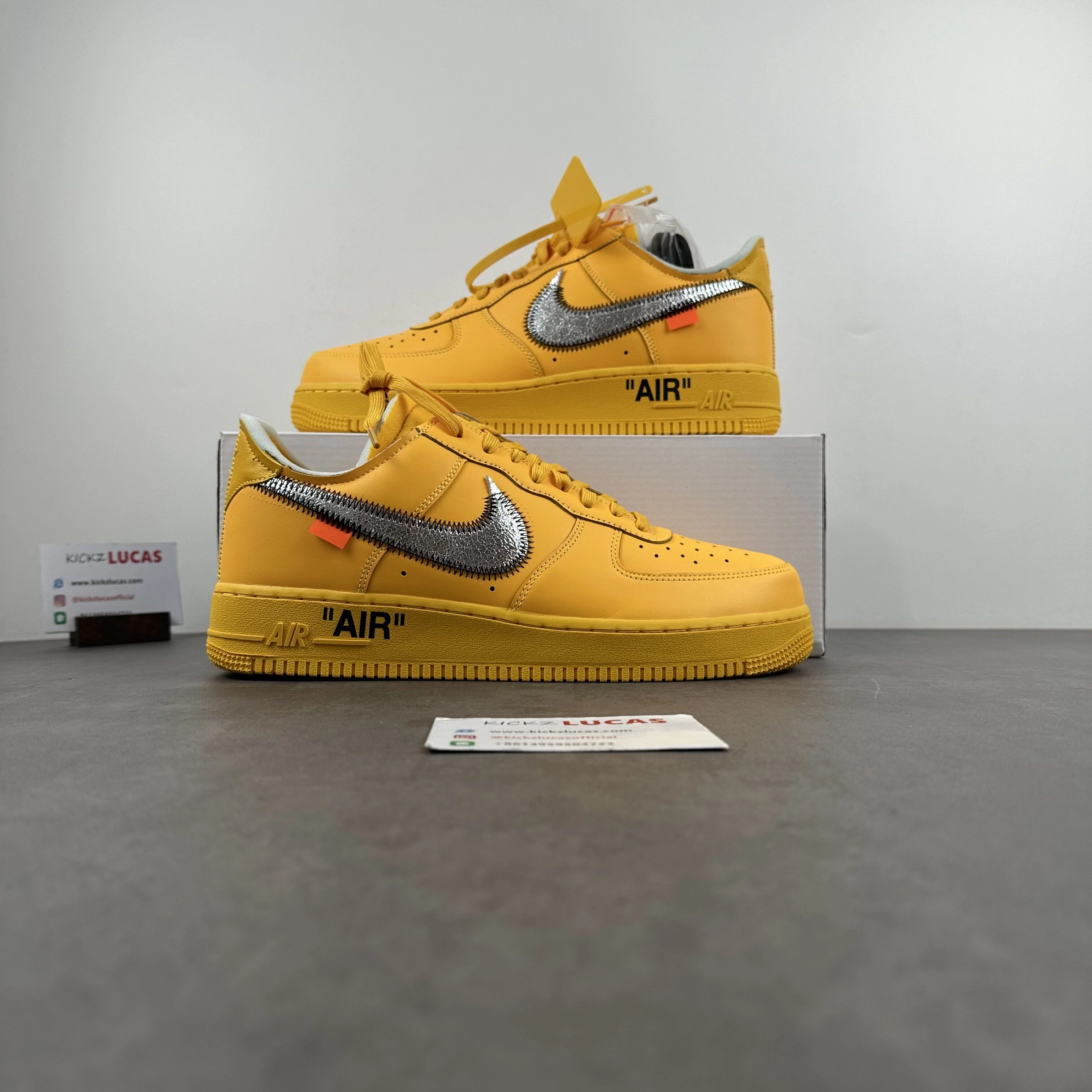 Air Force 1 Low OFF-WHITE University Gold Metallic Silver DD1876- Practical 794