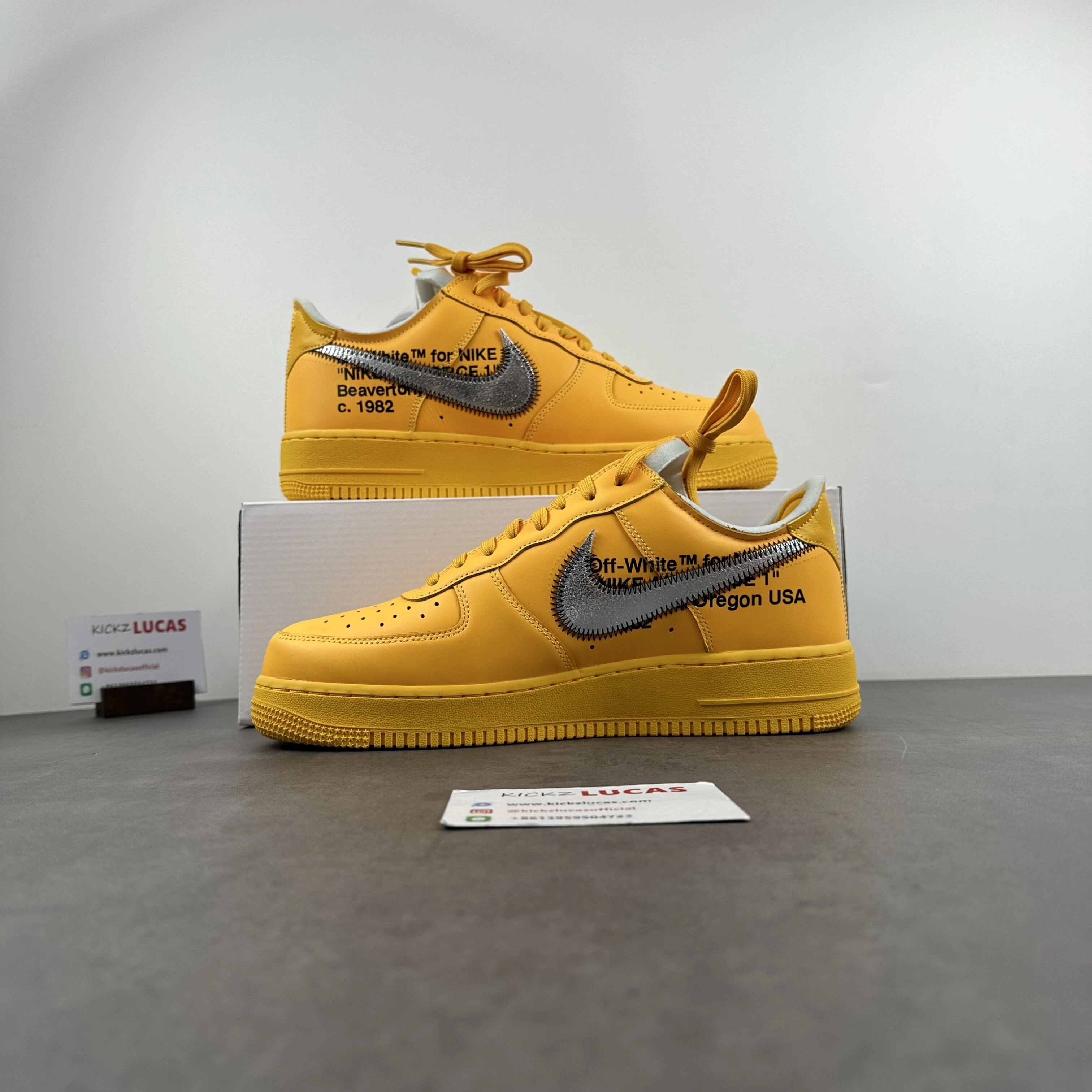 Air Force 1 Low OFF-WHITE University Gold Metallic Silver DD1876- Practical 794