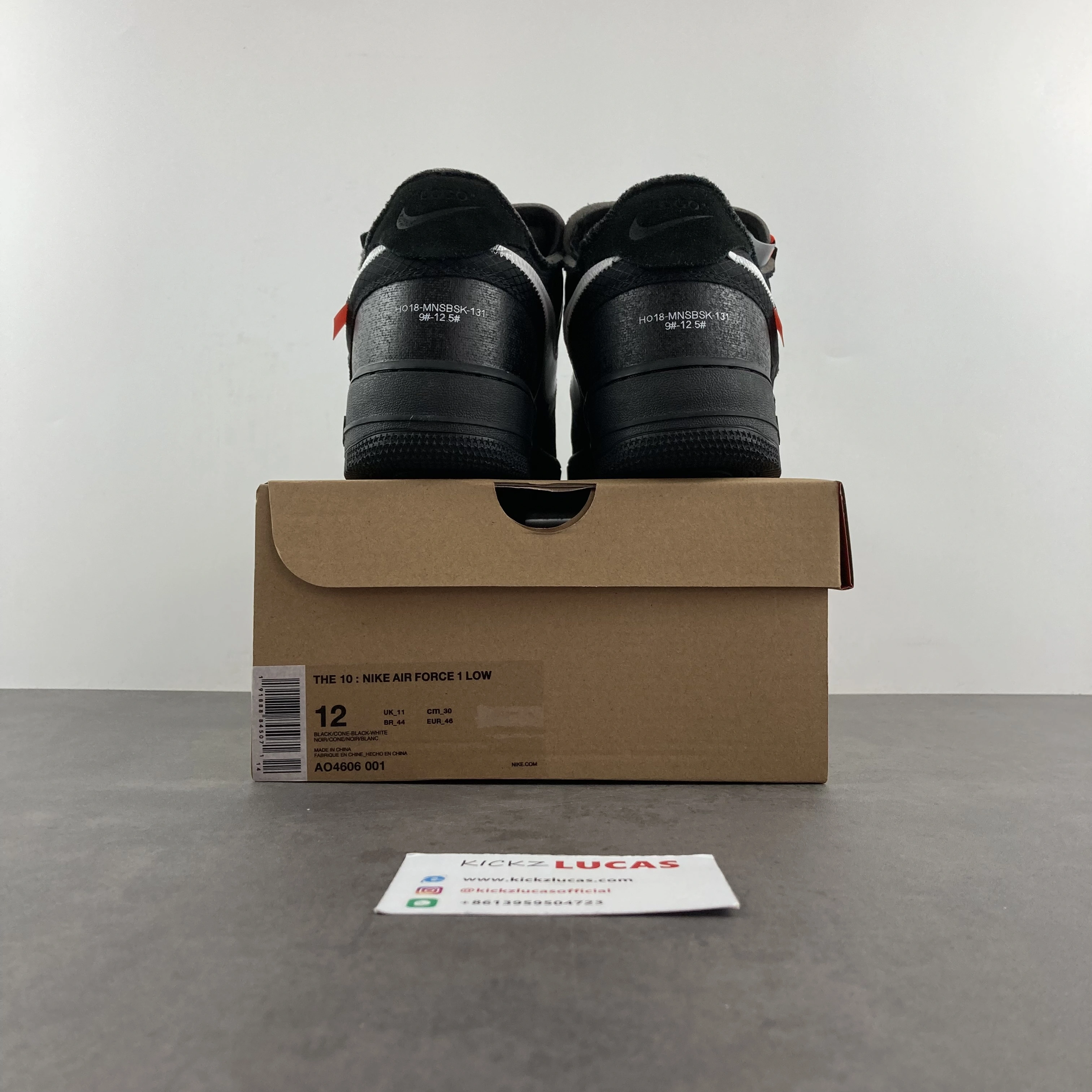 Air Force 1 Low Off-White Black White AO4606- Affordable 799