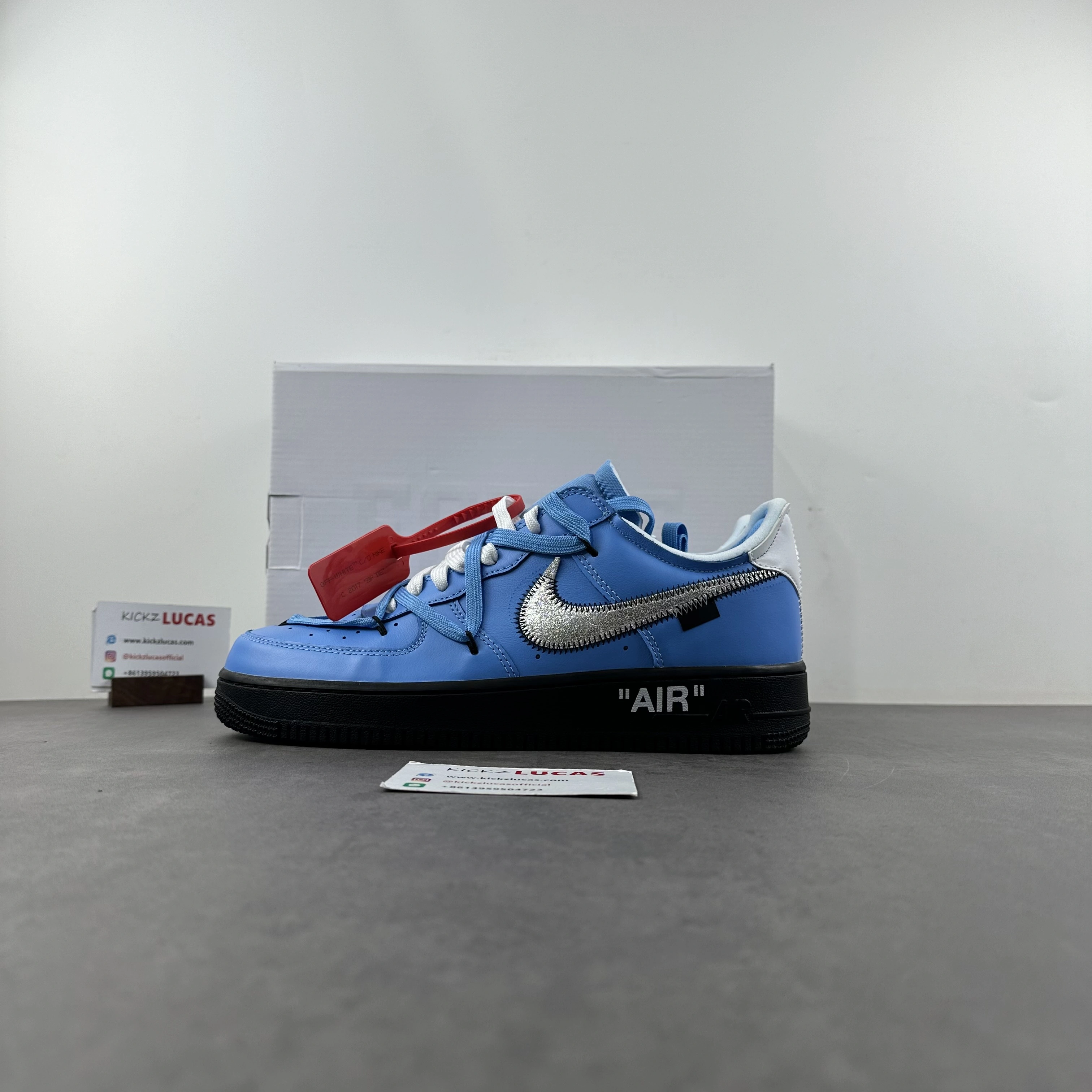 Air Force 1 Low Off-White Blue Black Cl1173- SoftTouch 720