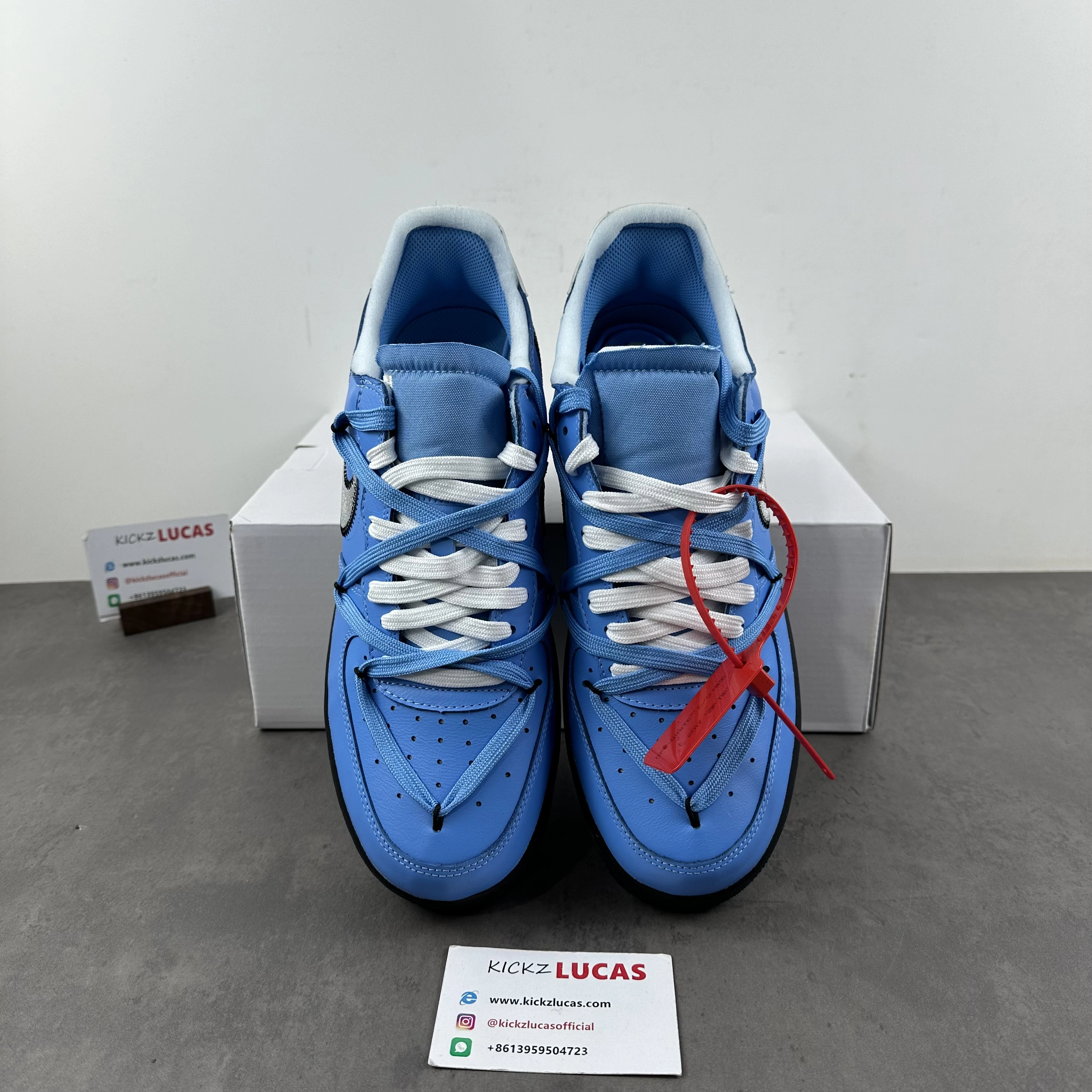 Air Force 1 Low Off-White Blue Black Cl1173- SoftTouch 720