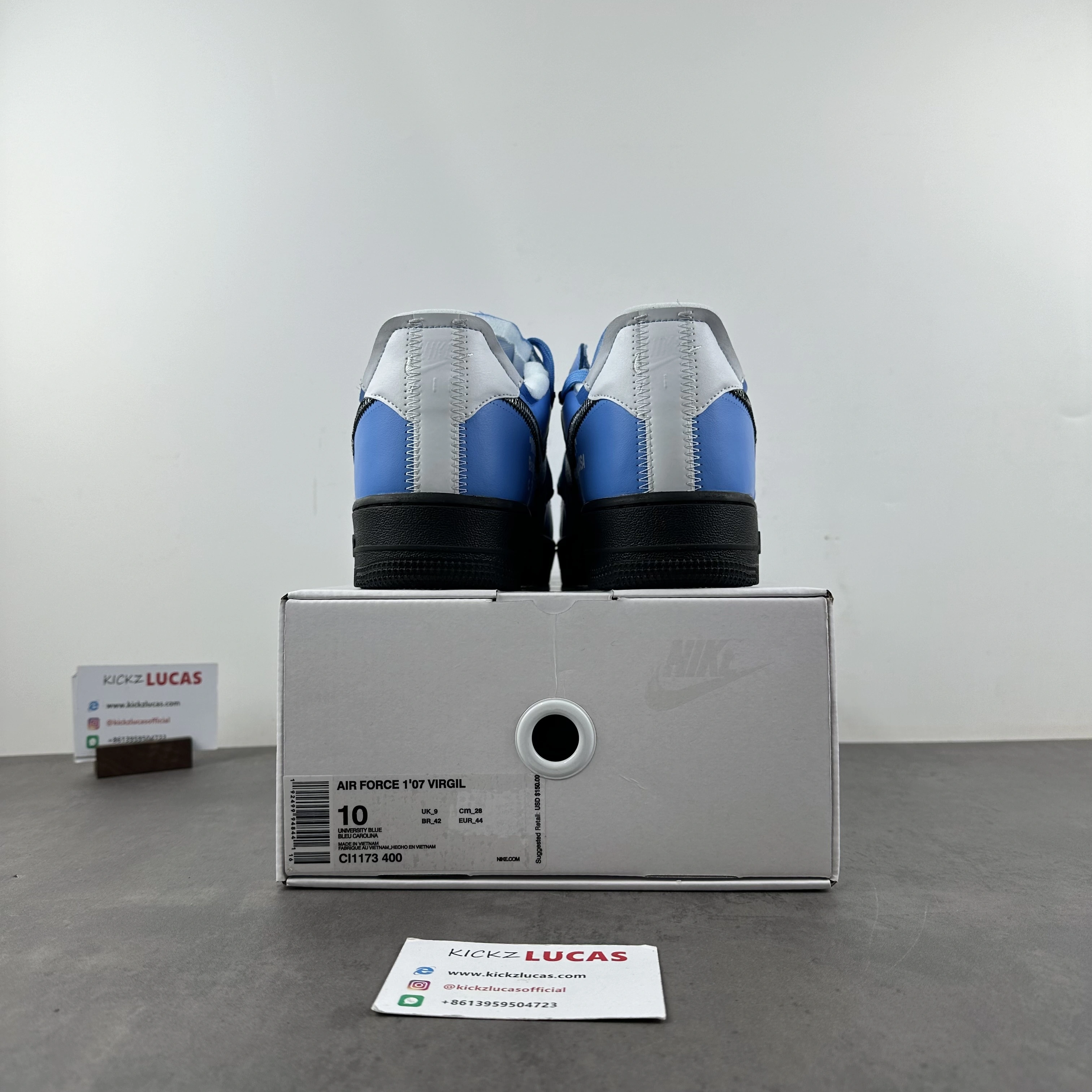 Air Force 1 Low Off-White Blue Black Cl1173- SoftTouch 720