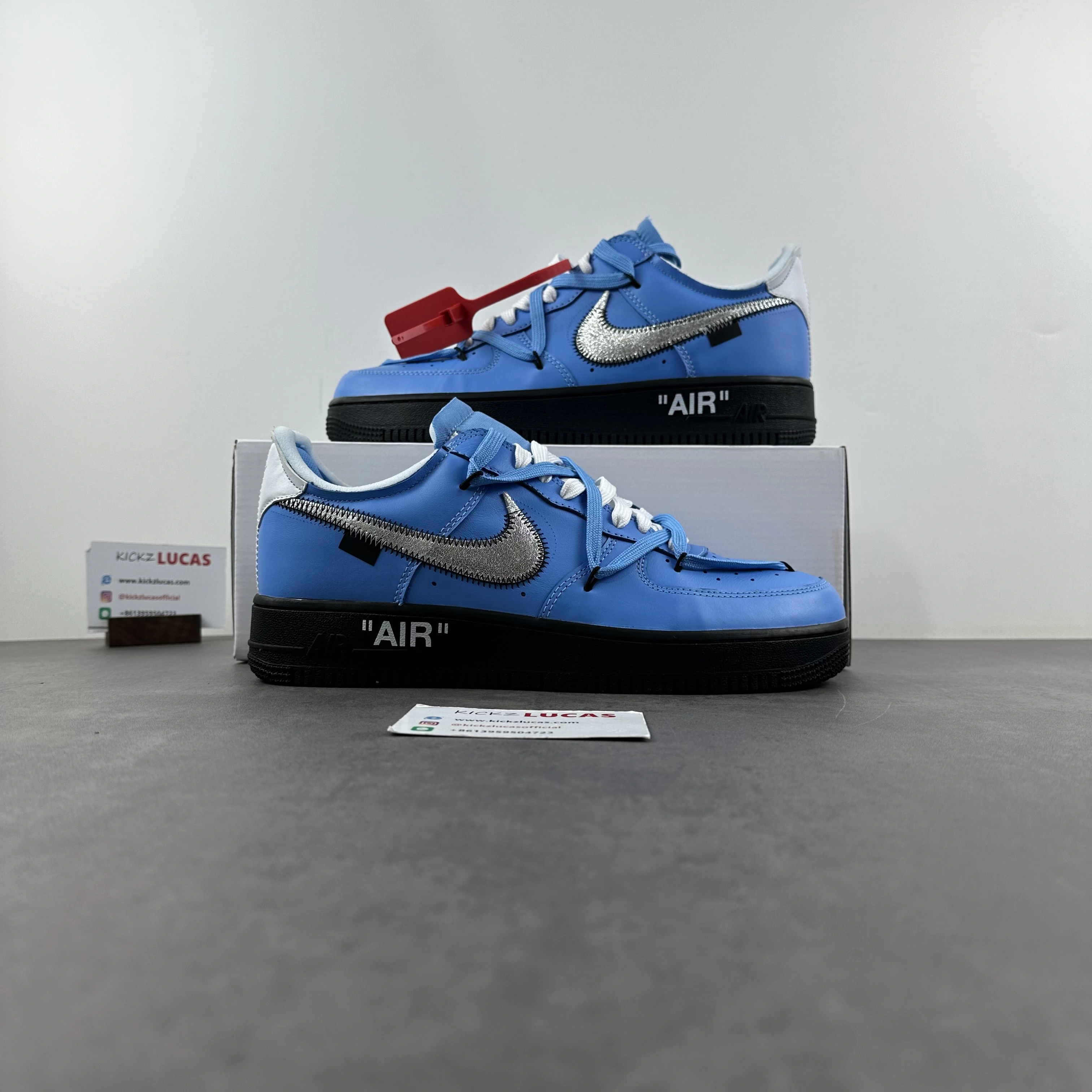 Air Force 1 Low Off-White Blue Black Cl1173- SoftTouch 720
