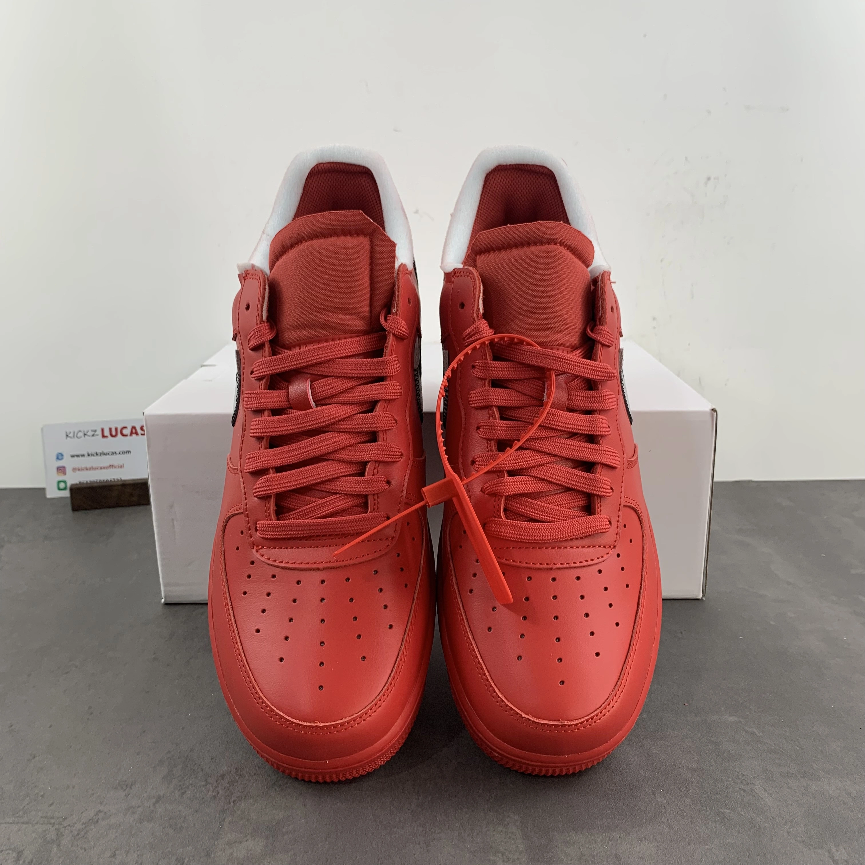 EasyMatch Air Force 1 Low Off-White Red AO4297- 718