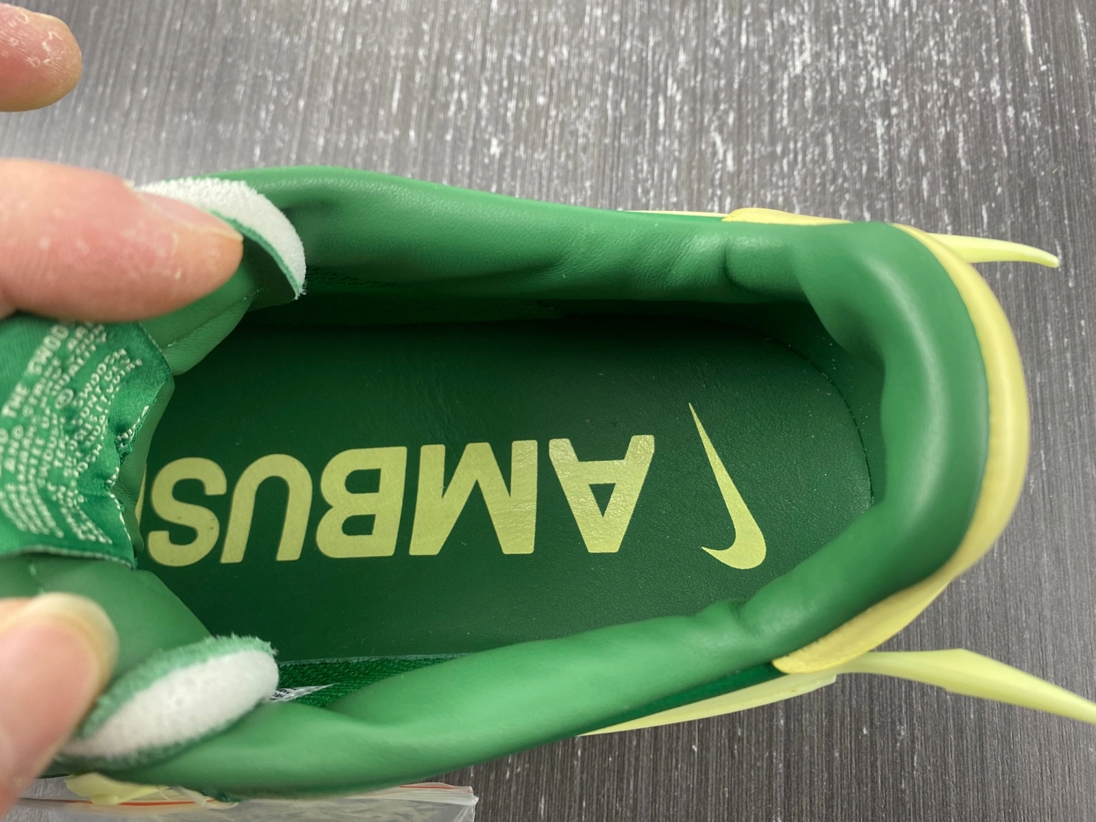 GoAnywhere Air Force 1 Low SP AMBUSH Pine Green DV3464- 747