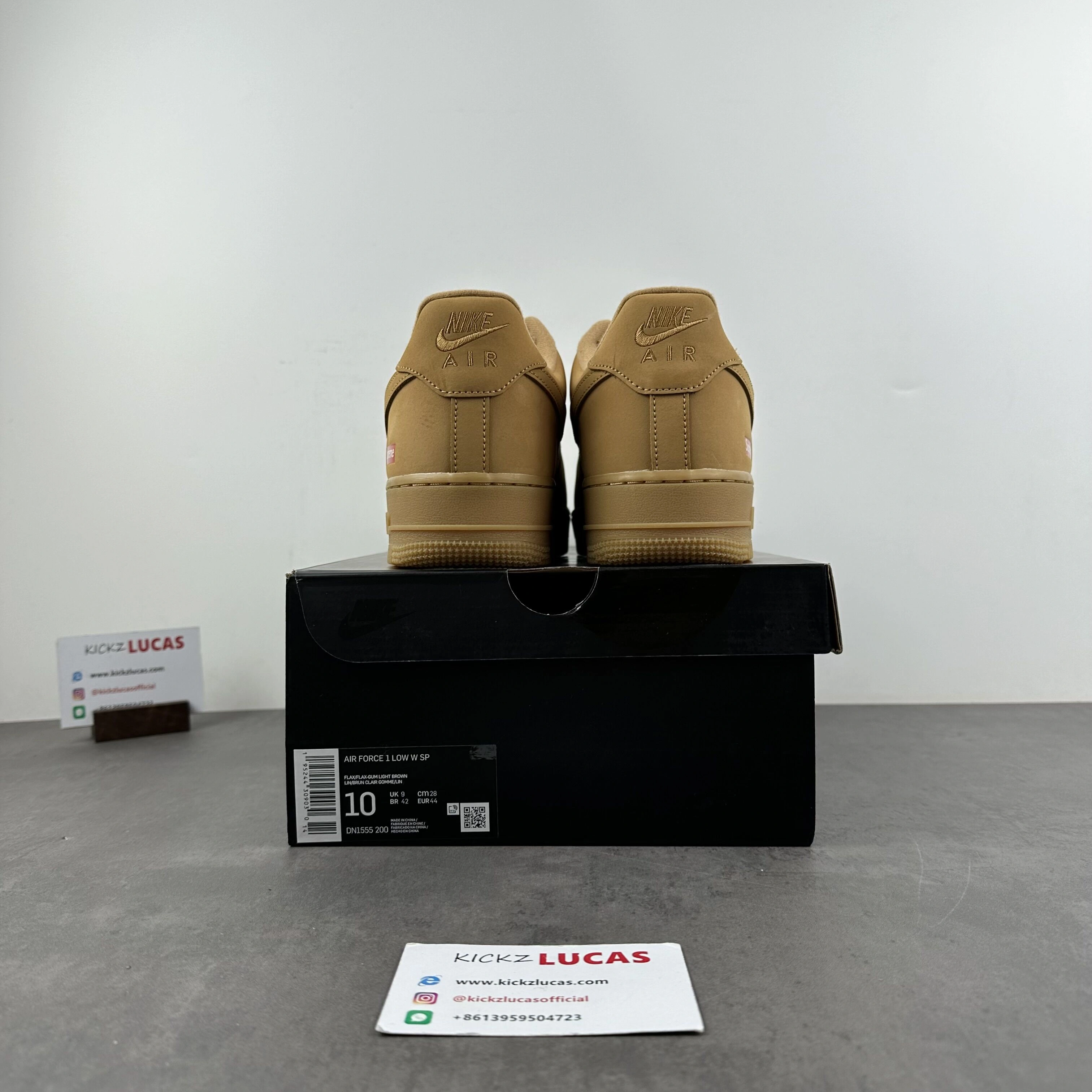 Air Force 1 Low SP Supreme Wheat DN1555- WaterResistant 727