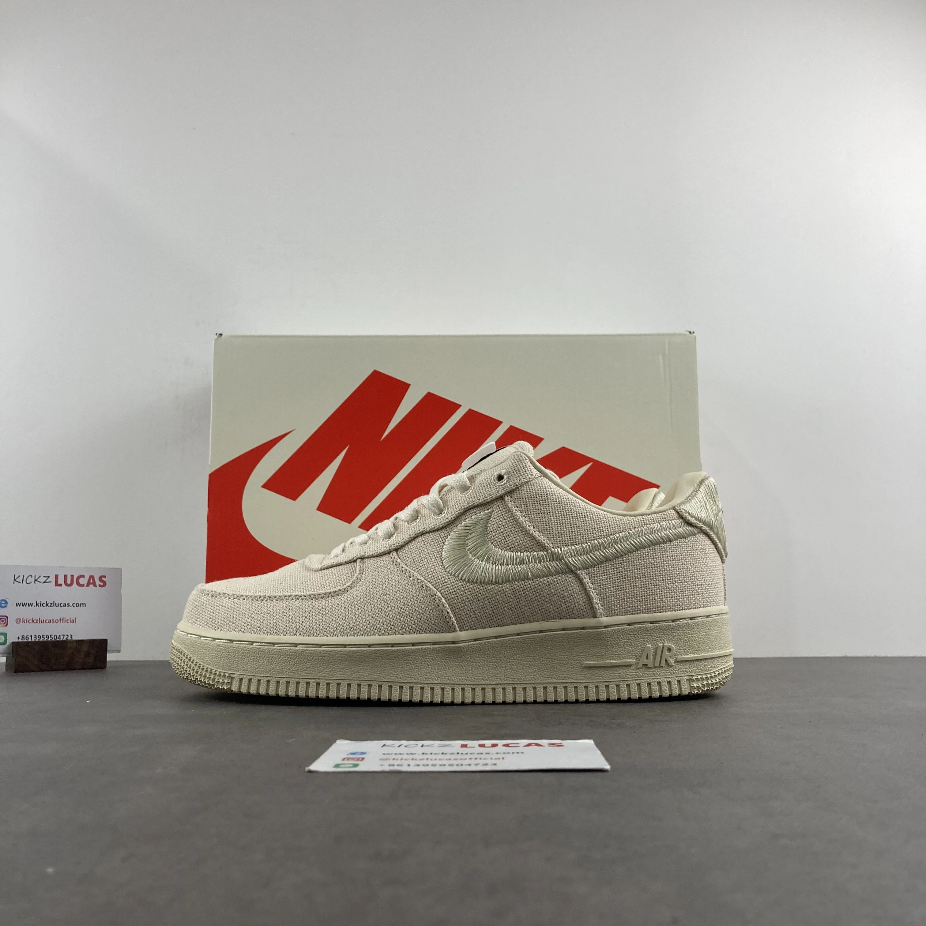Air Force 1 Low Stussy Fossil CZ9084- HighQuality 814