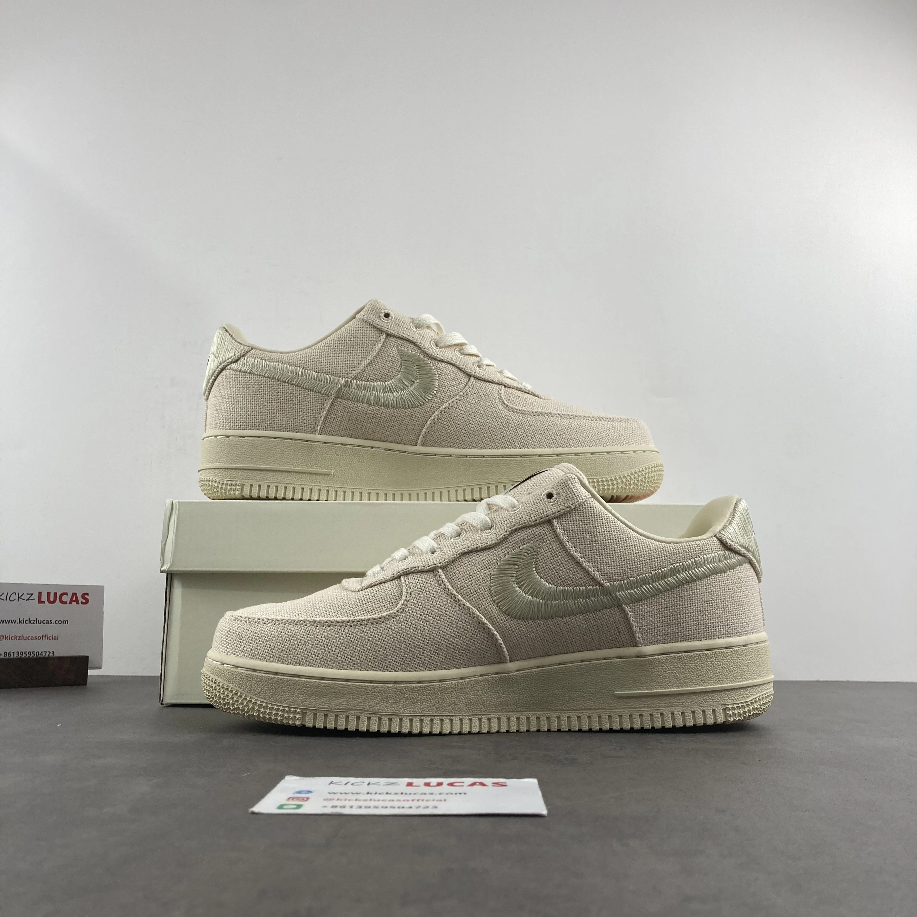 Air Force 1 Low Stussy Fossil CZ9084- HighQuality 814