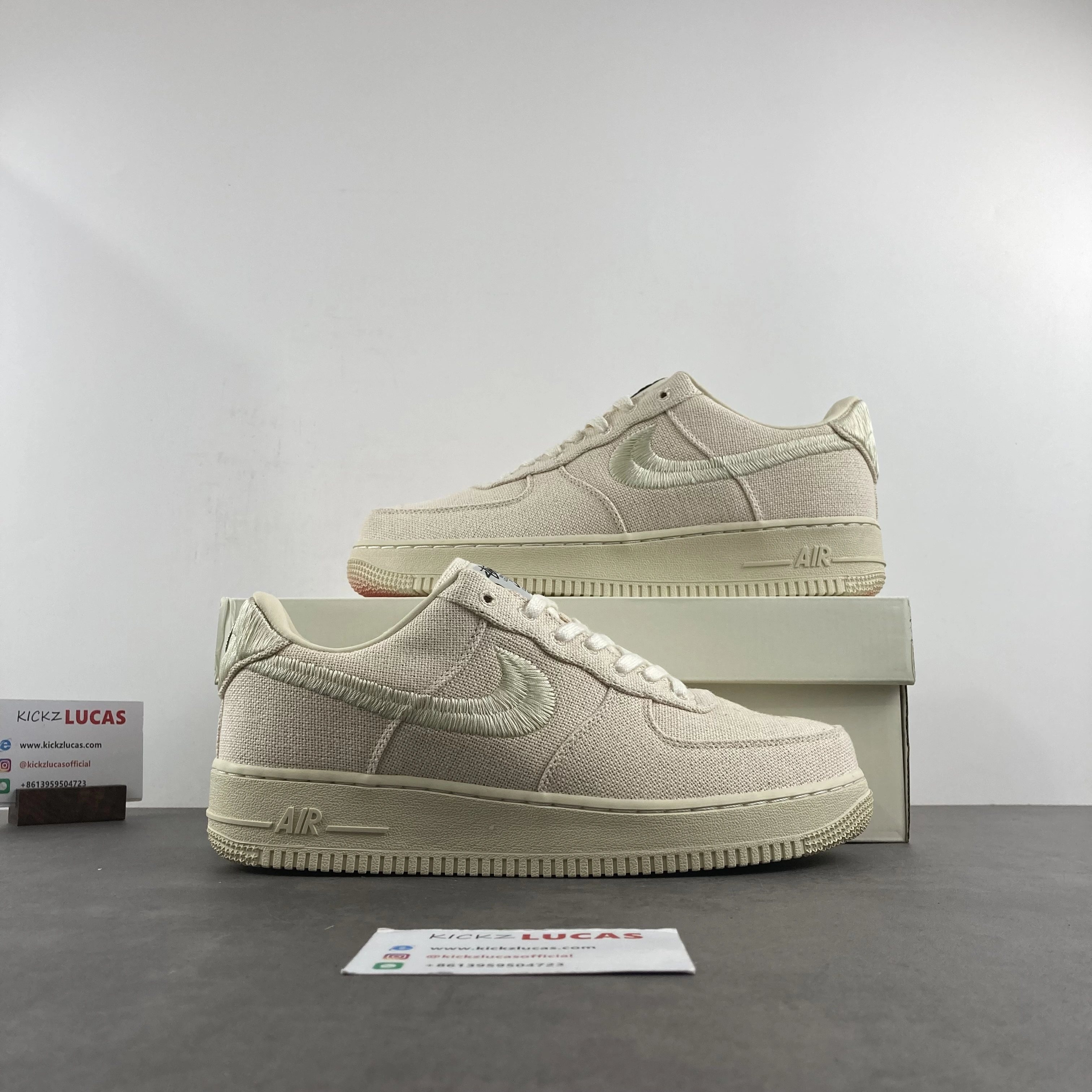 Air Force 1 Low Stussy Fossil CZ9084- HighQuality 814