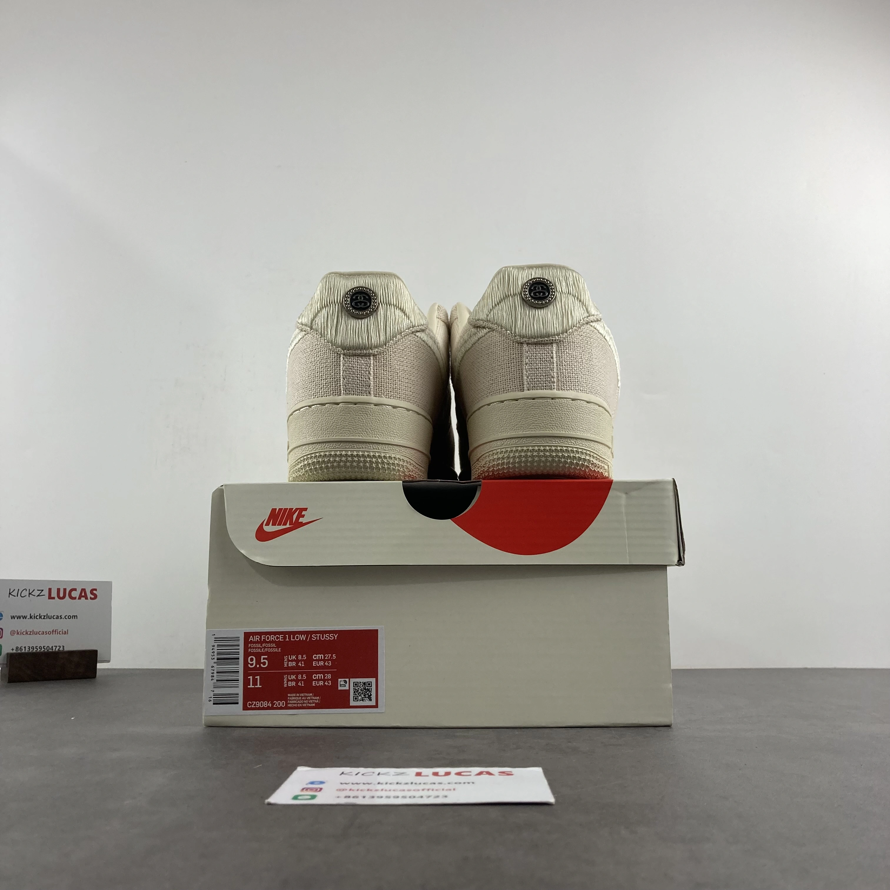 Air Force 1 Low Stussy Fossil CZ9084- HighQuality 814