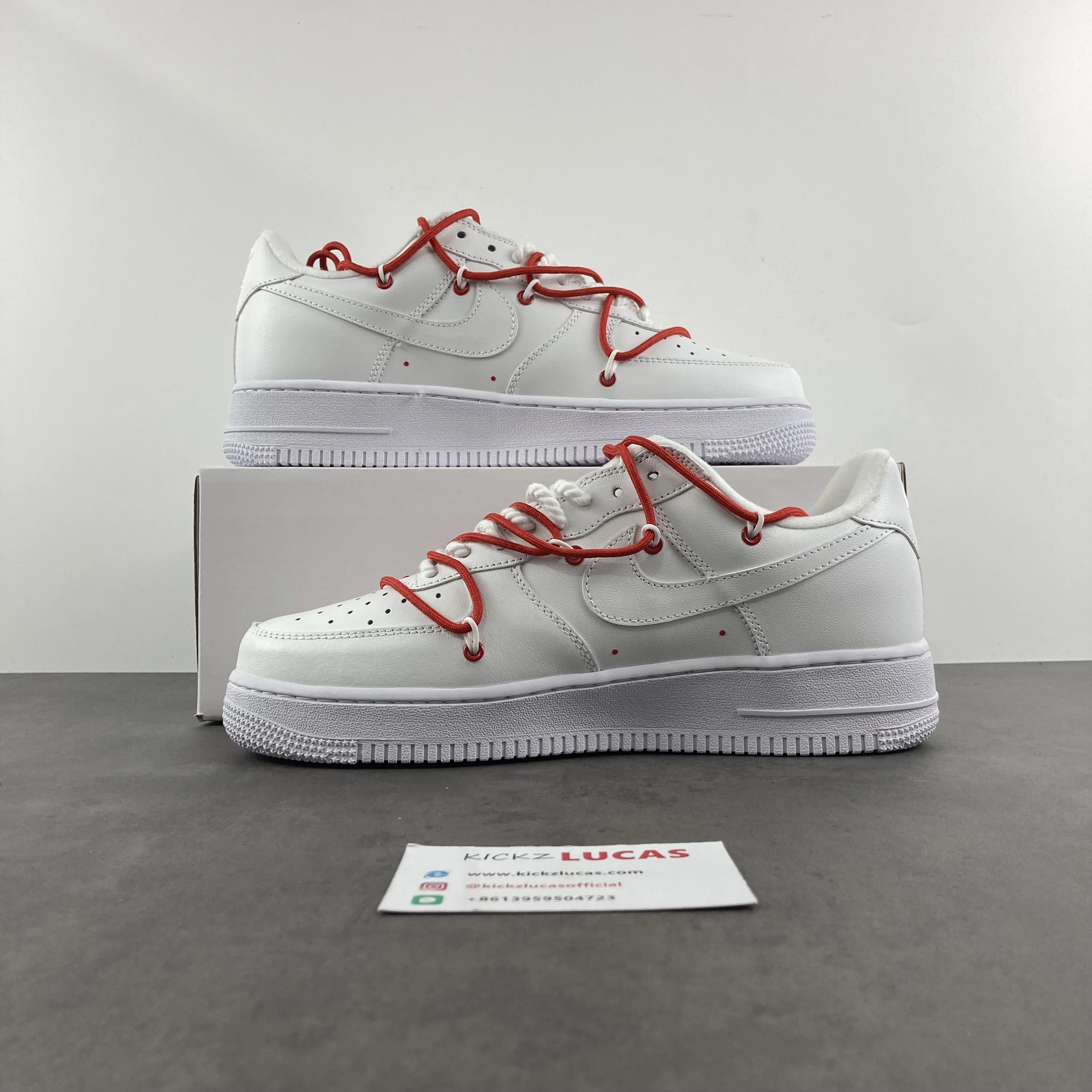 Air Force 1 Low Supreme White Custom CU9225- QuickDry 753
