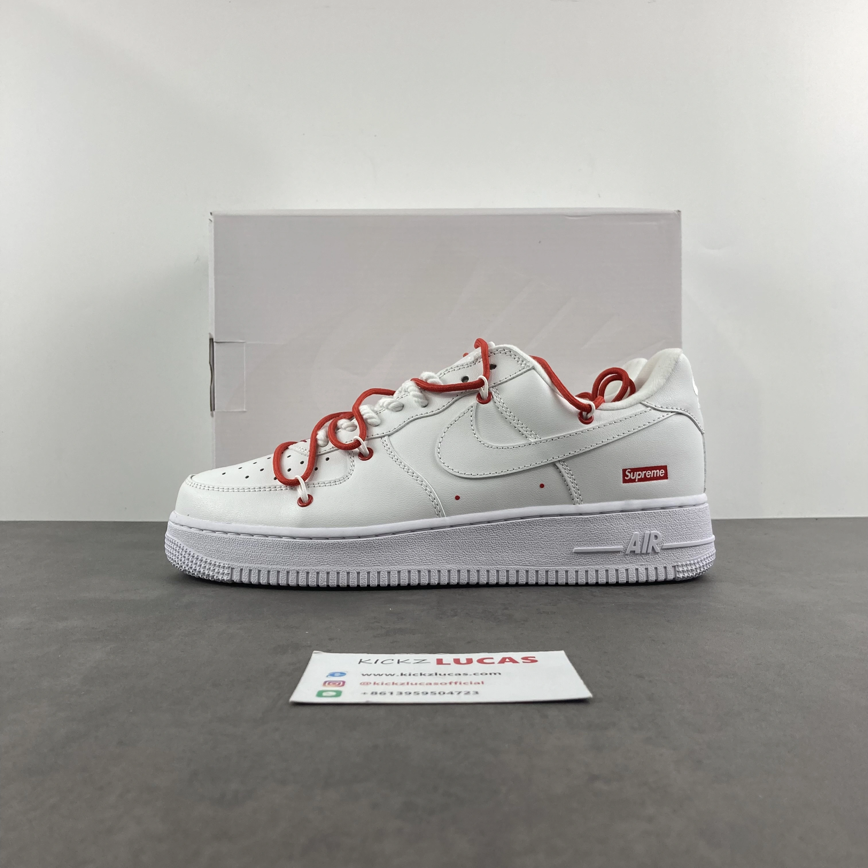 Air Force 1 Low Supreme White Custom CU9225- QuickDry 753