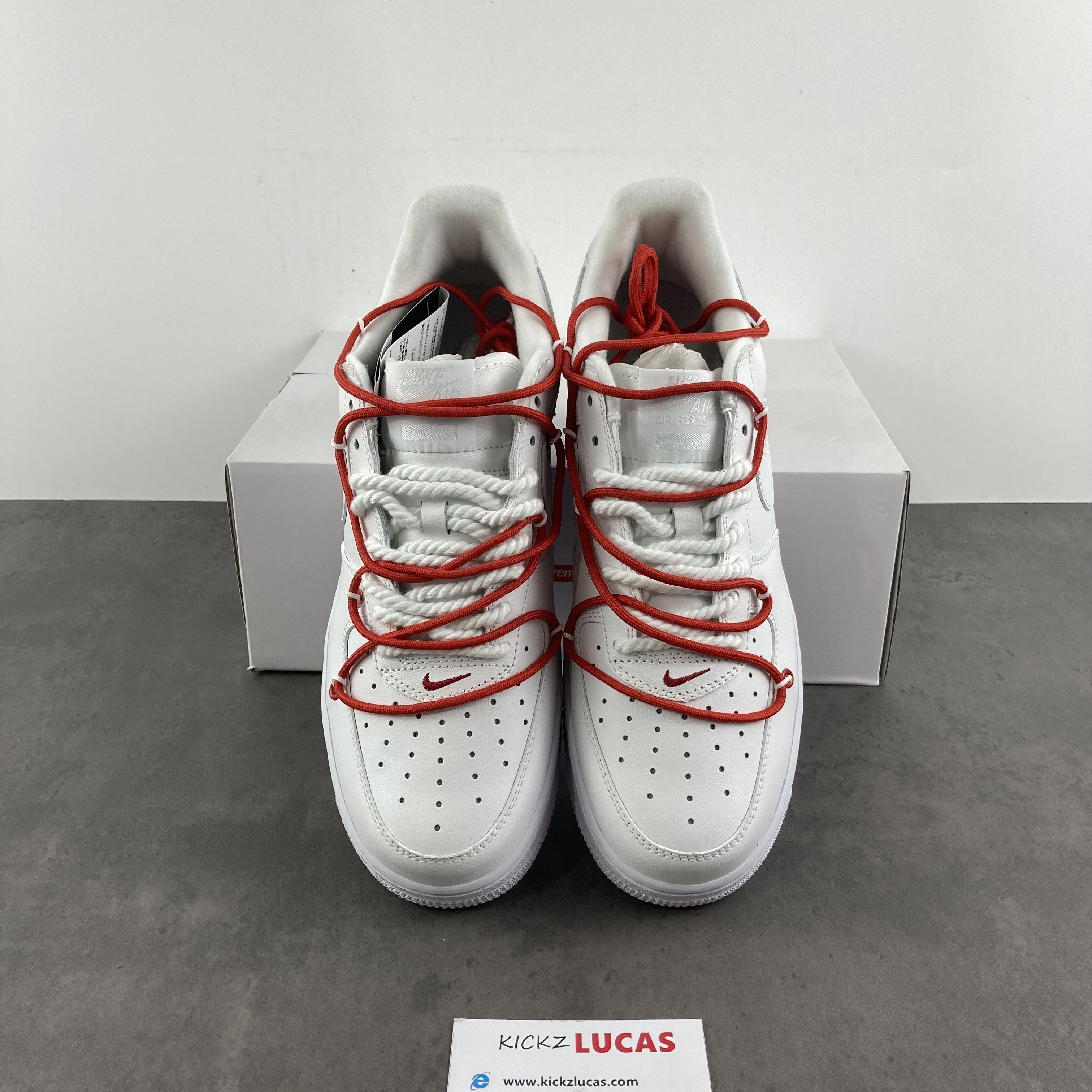 Air Force 1 Low Supreme White Custom CU9225- QuickDry 753