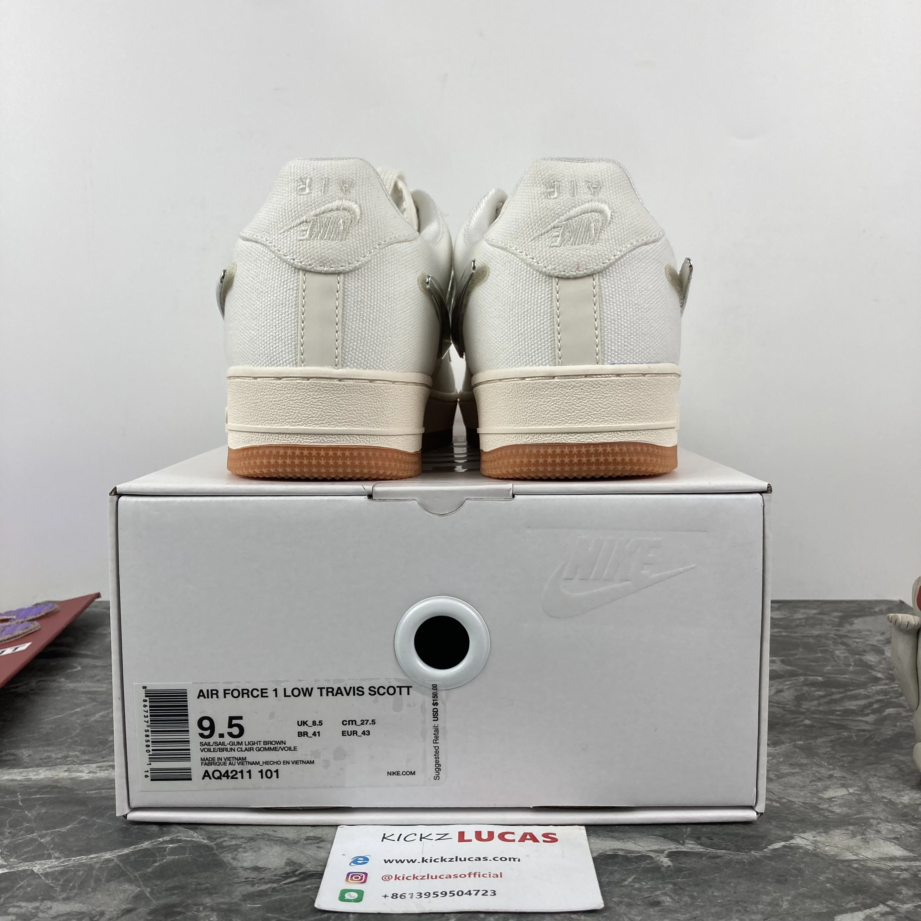 Colorful Air Force 1 Low Travis Scott (AF100) AQ4211- 766