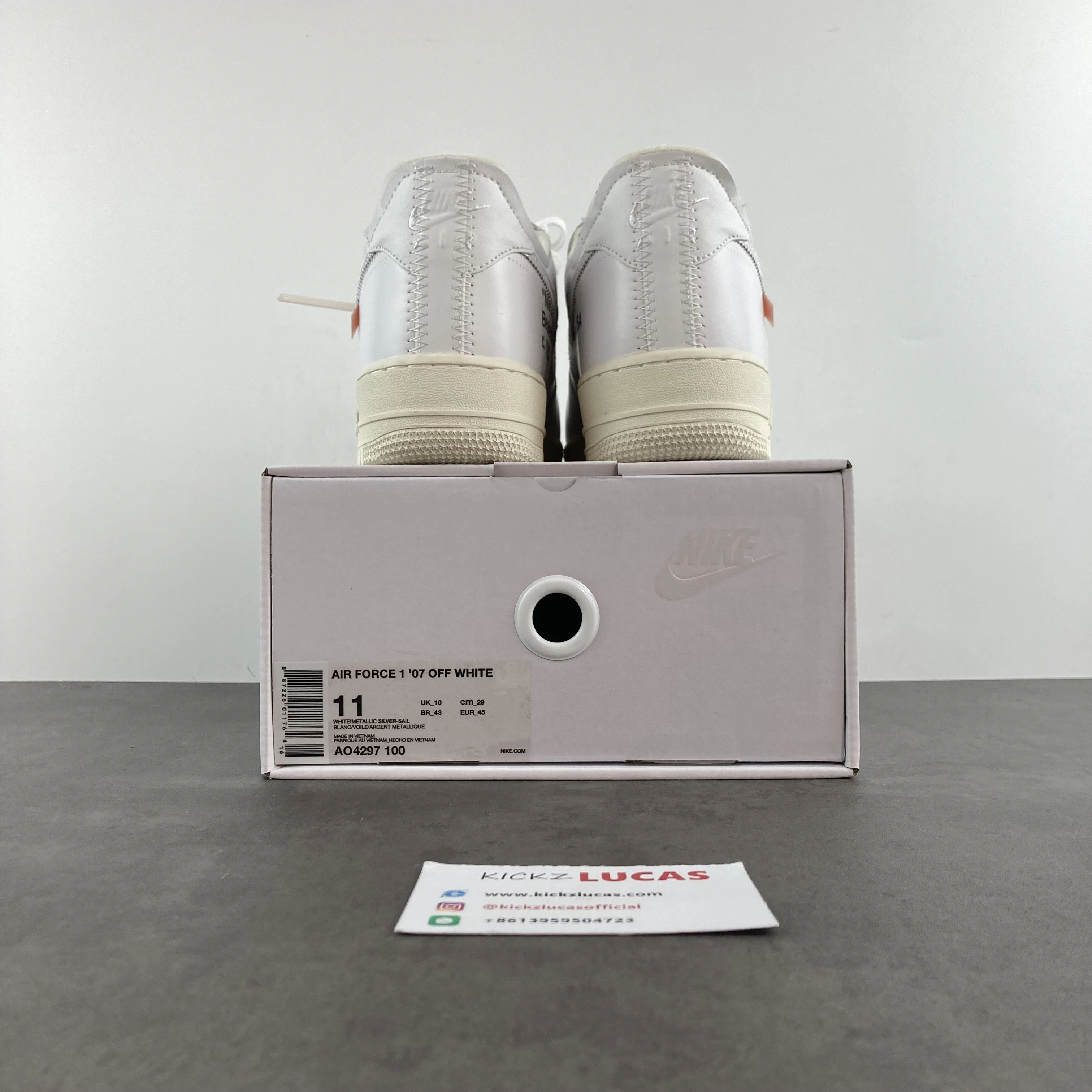 FashionForward Air Force 1 Low Virgil Abloh Off-White AO4297- 791