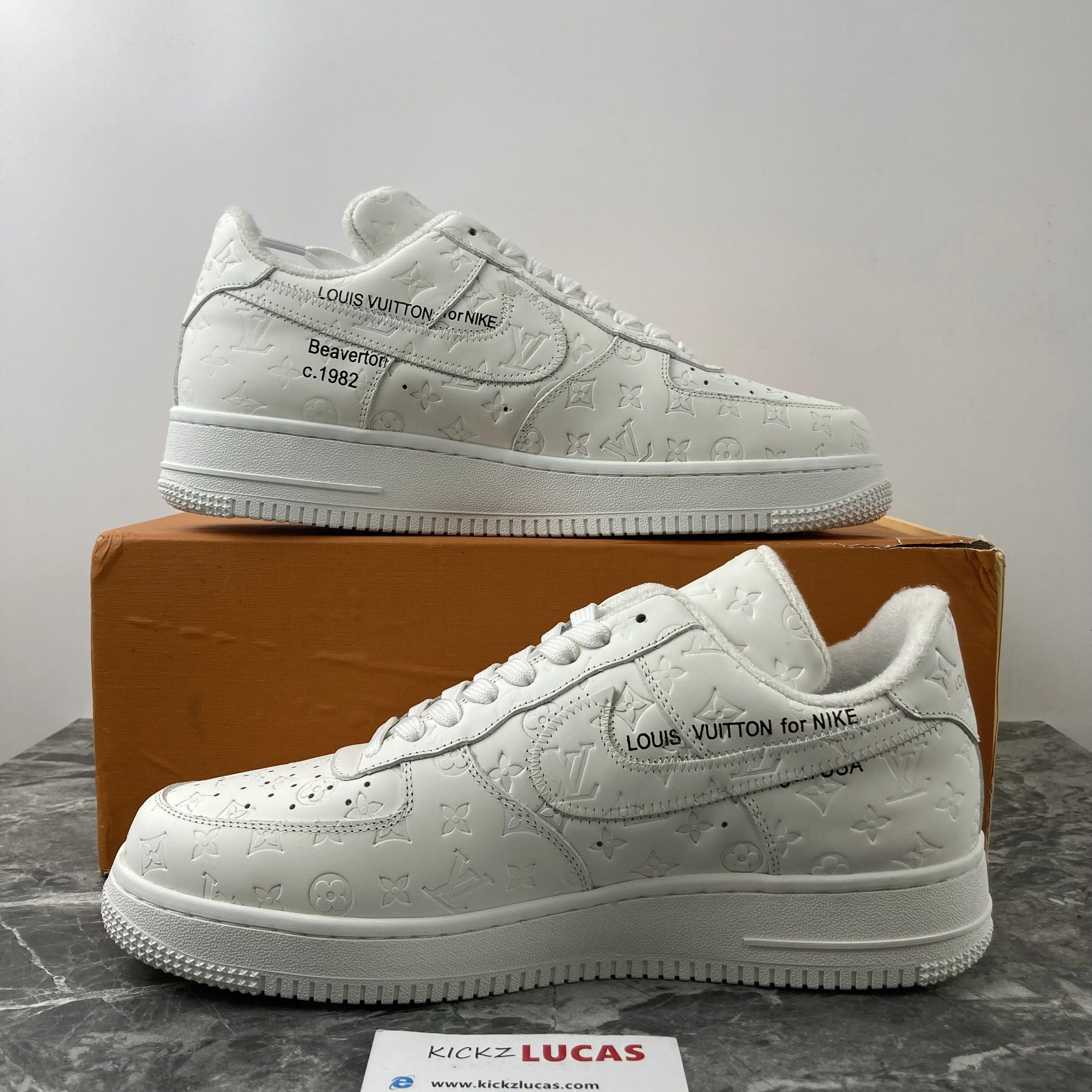 Durable Air Force 1 X L*V White 773