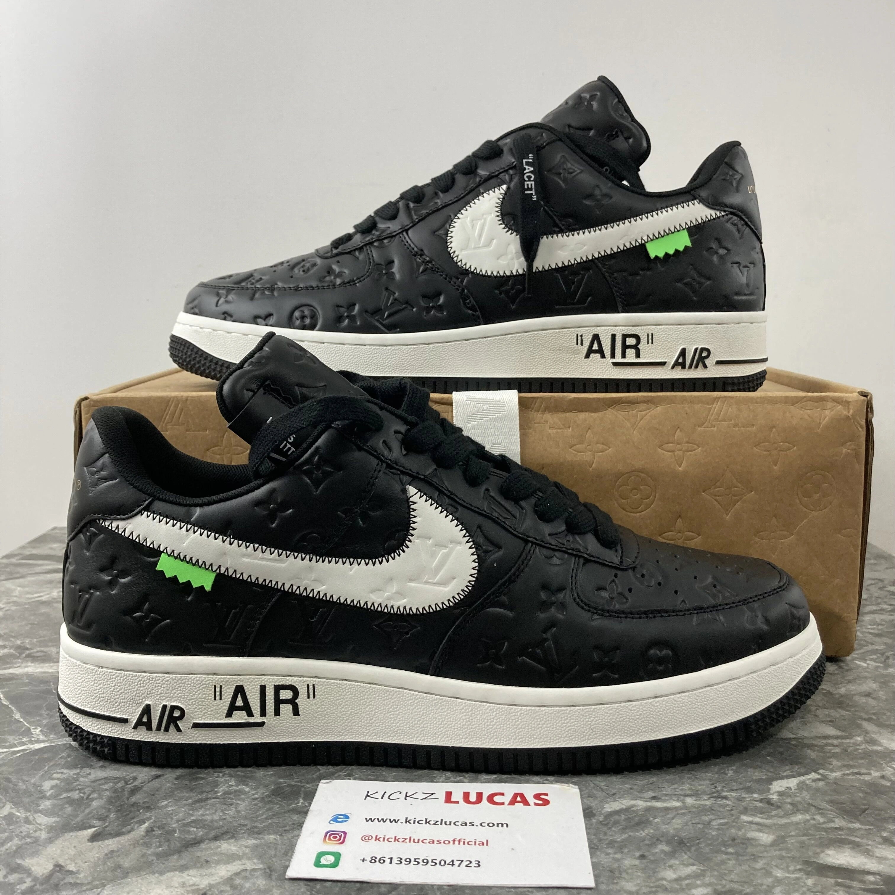 Air Force 1 X L*V black white Supportive 775