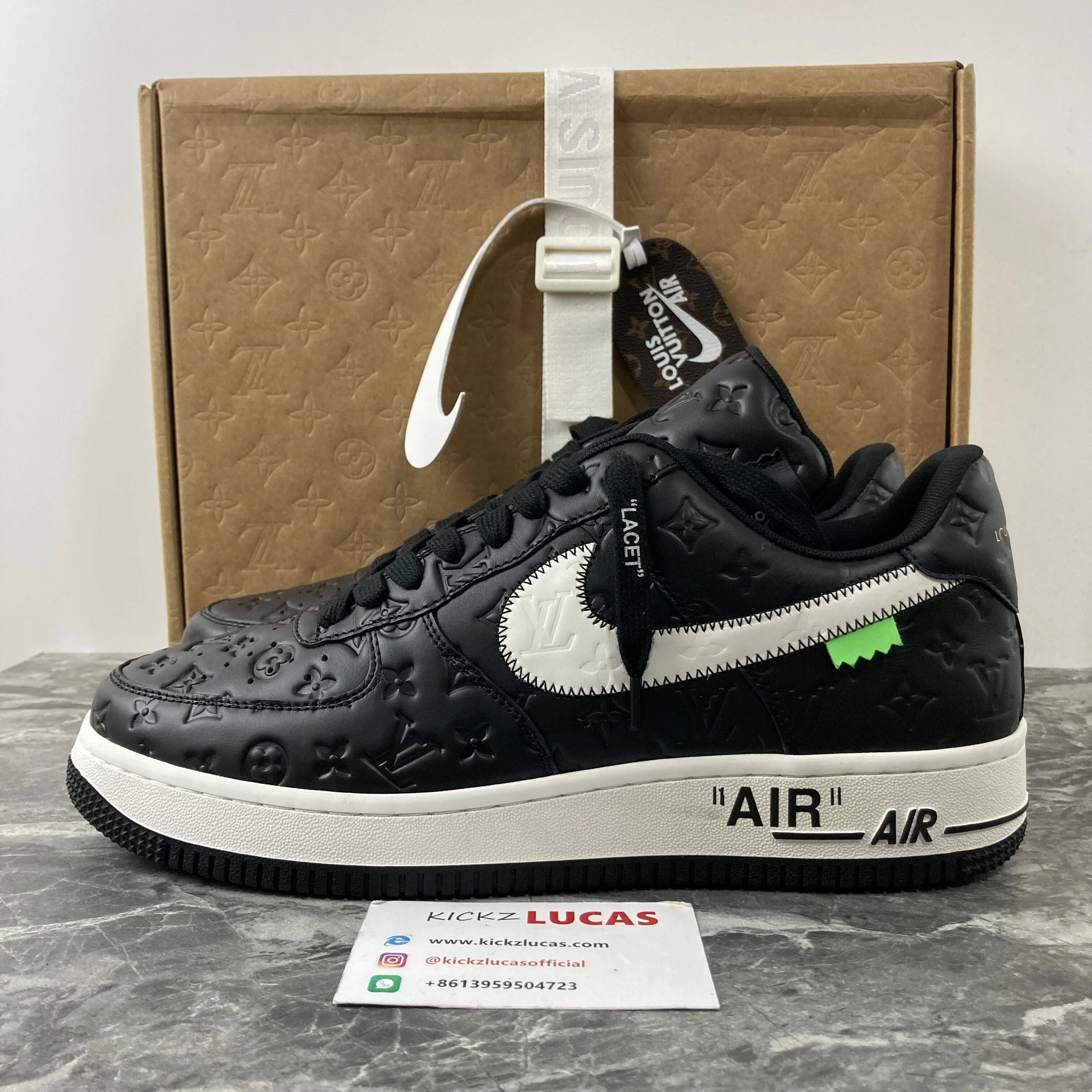 Air Force 1 X L*V black white Attractive 4152