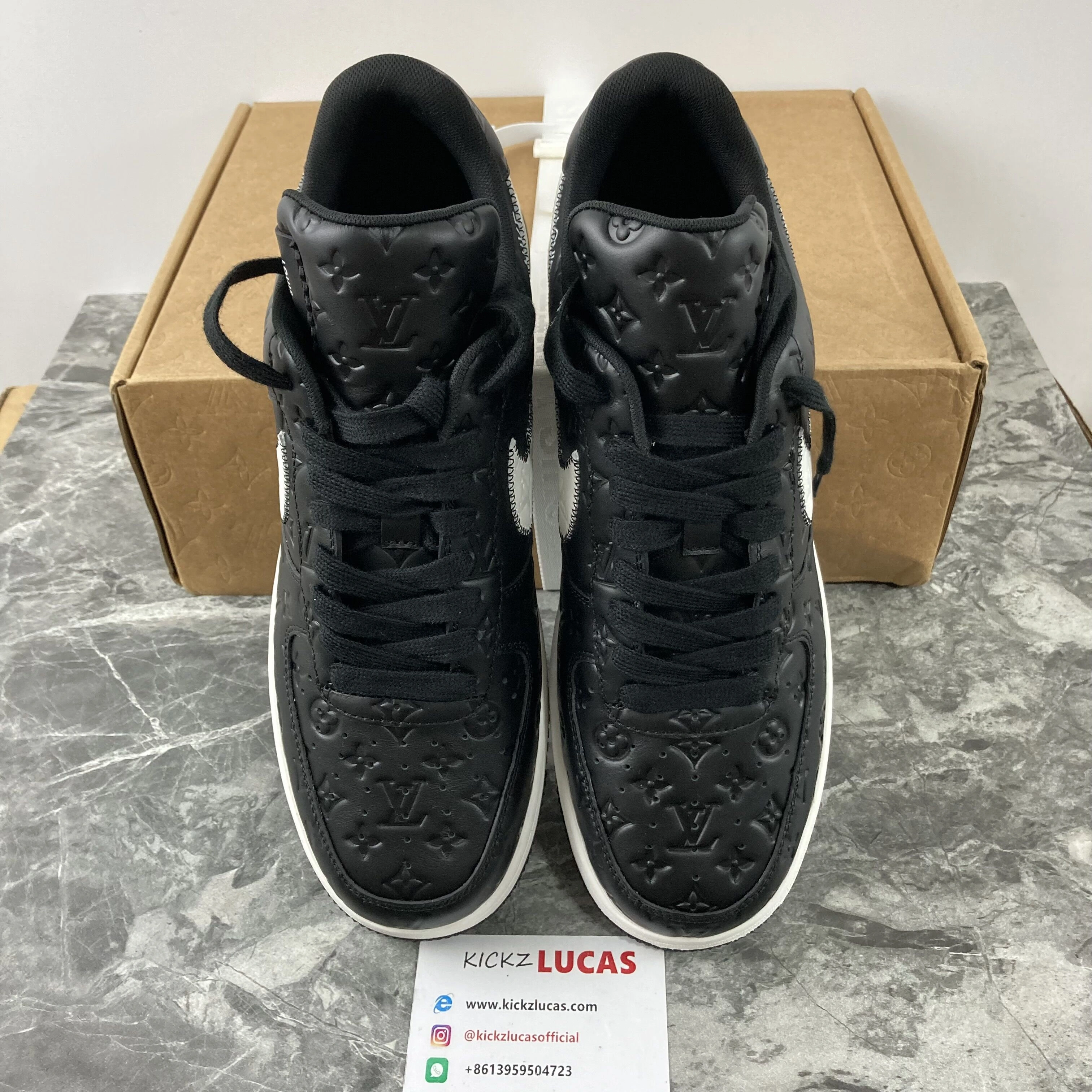 Air Force 1 X L*V black white Attractive 4152