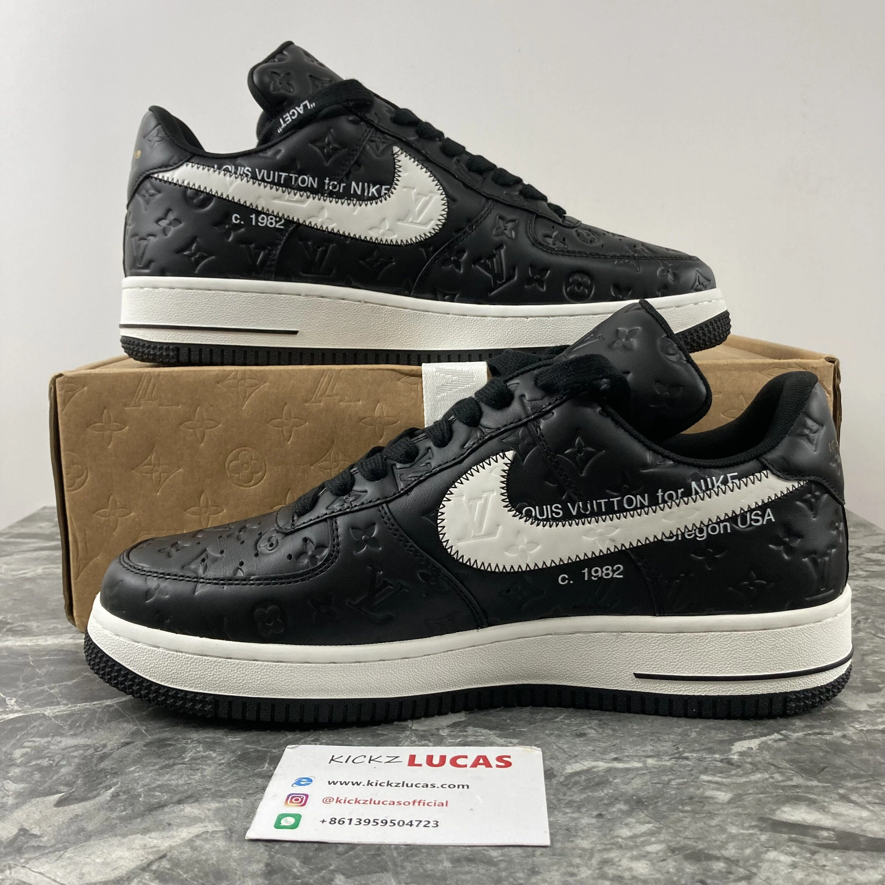 Air Force 1 X L*V black white Supportive 775