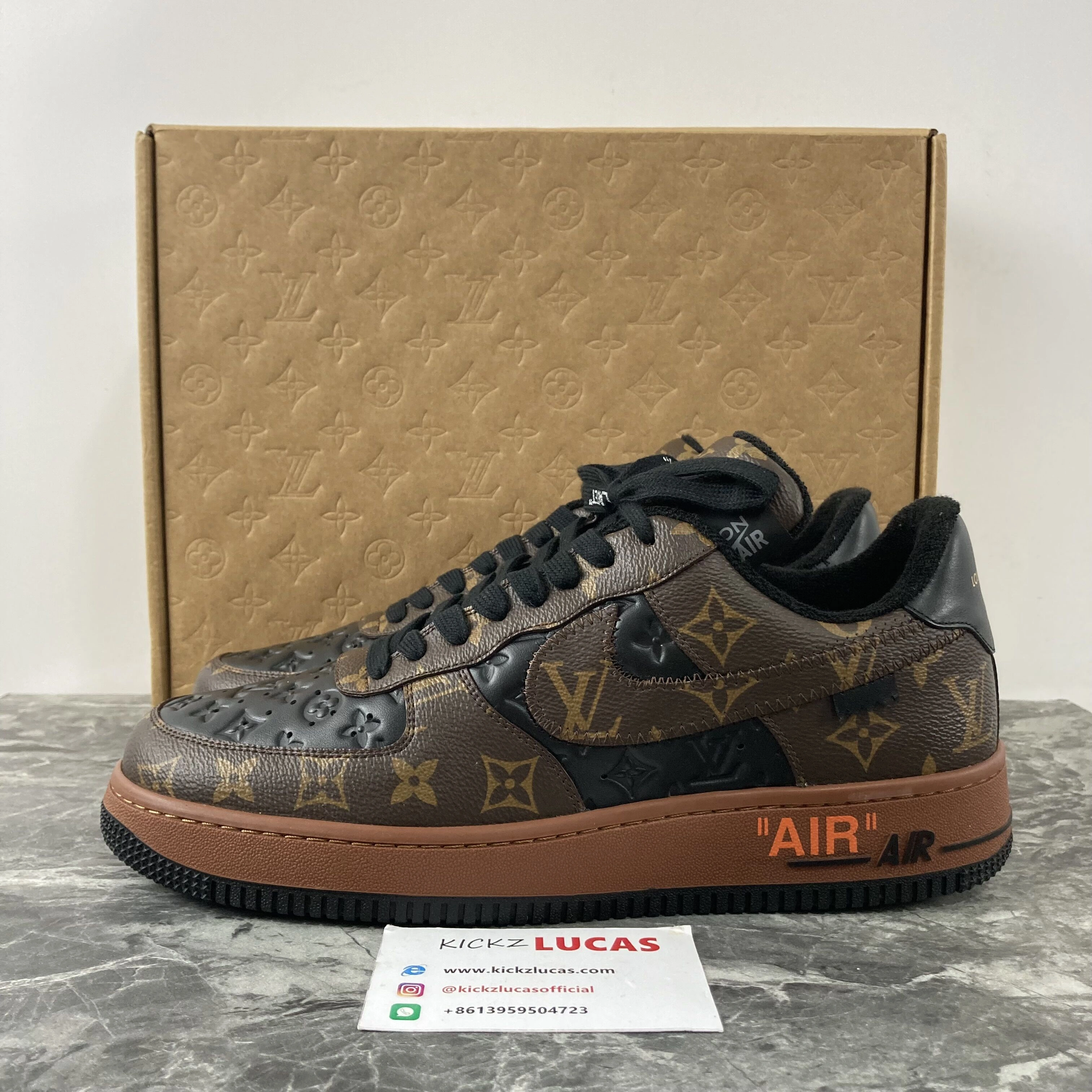 Air Force 1 X L*V brown & black UrbanChic 4146