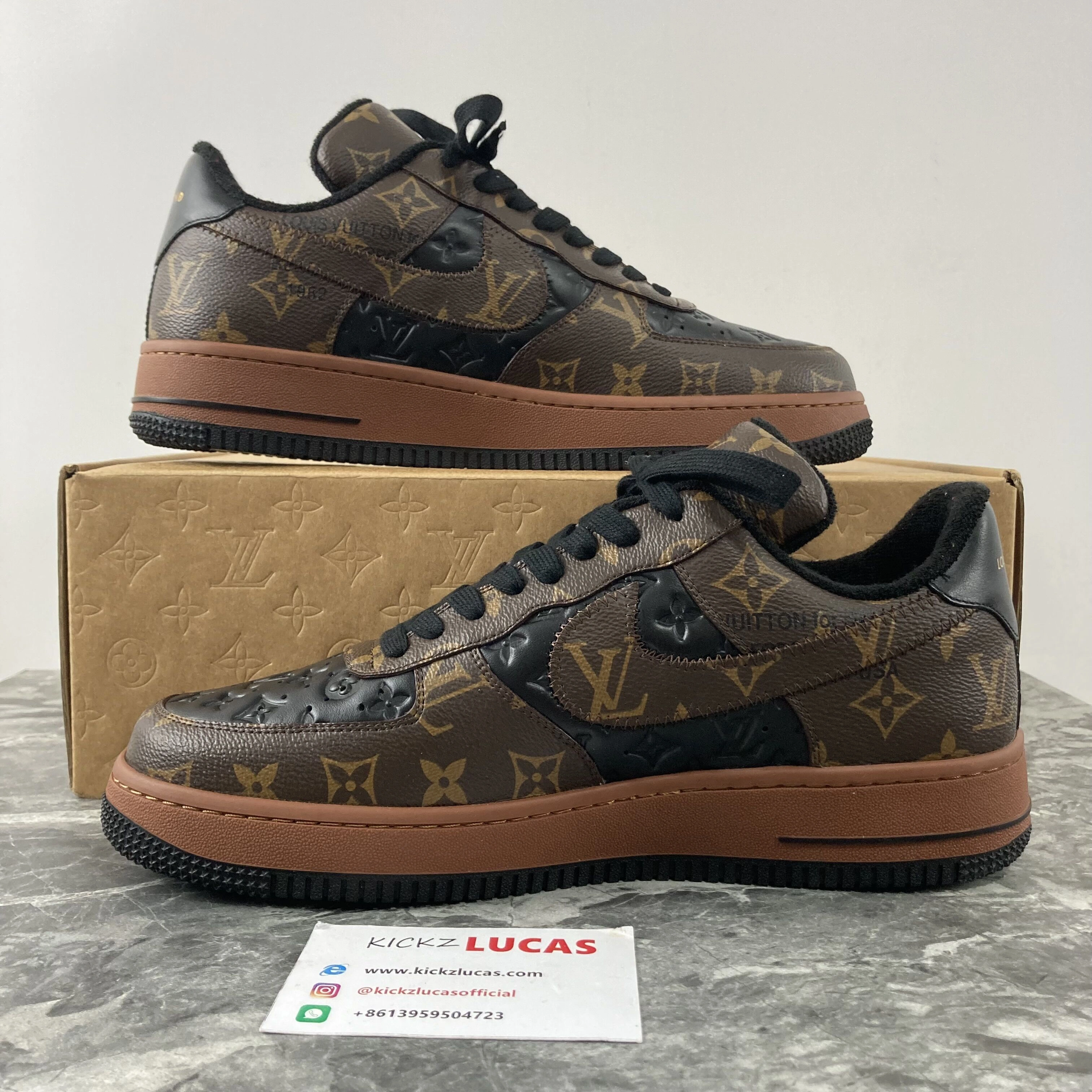 Air Force 1 X L*V brown & black BestValue 771