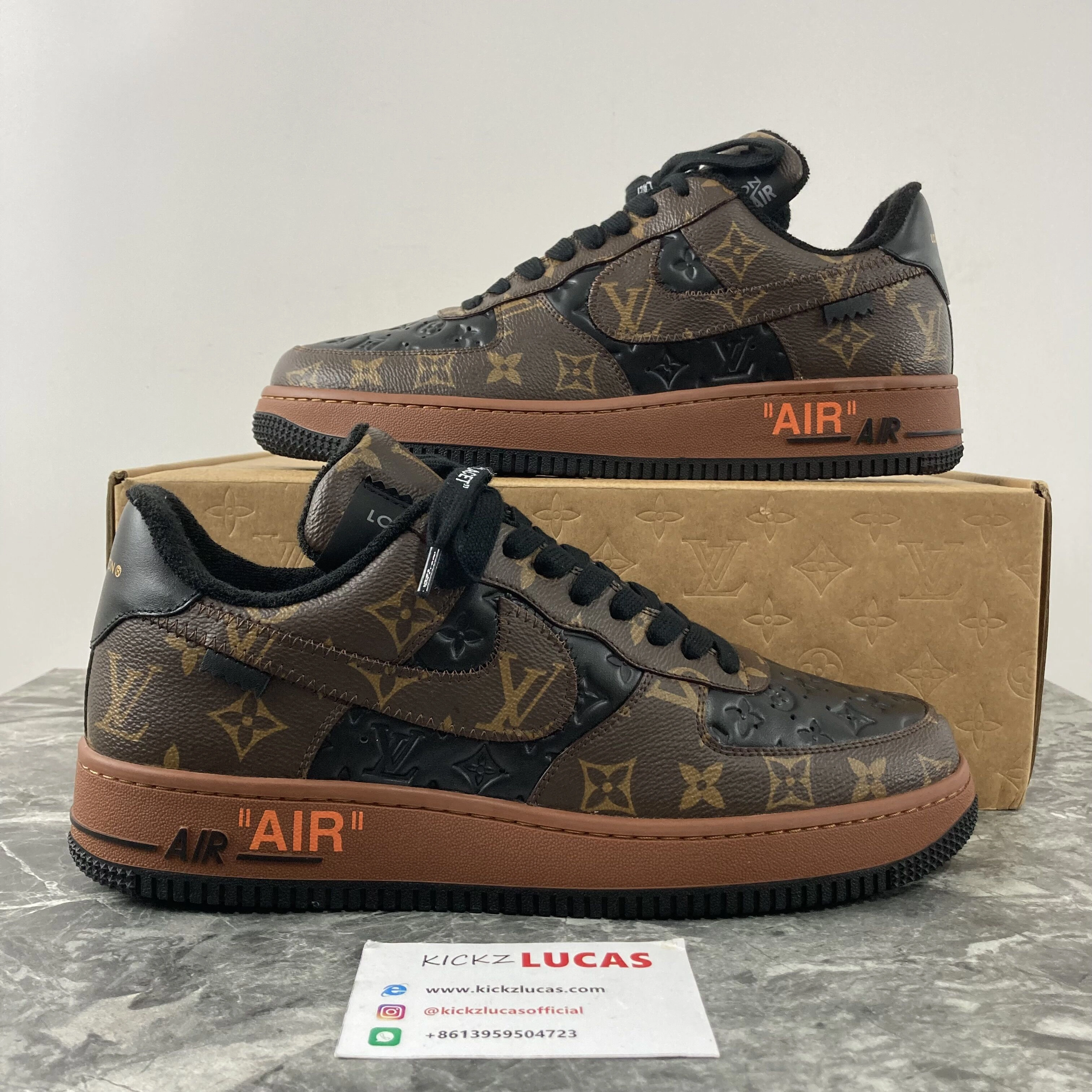Air Force 1 X L*V brown & black BestValue 771