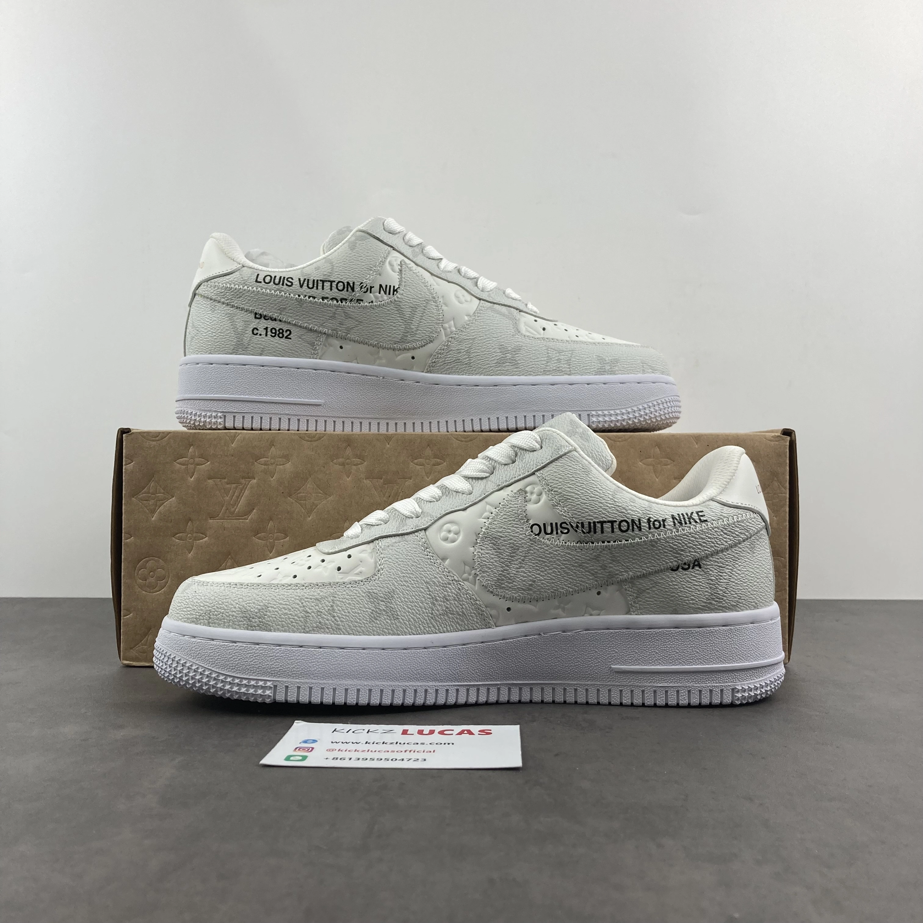 Air Force 1 X L*V grey white GoodFit 4145