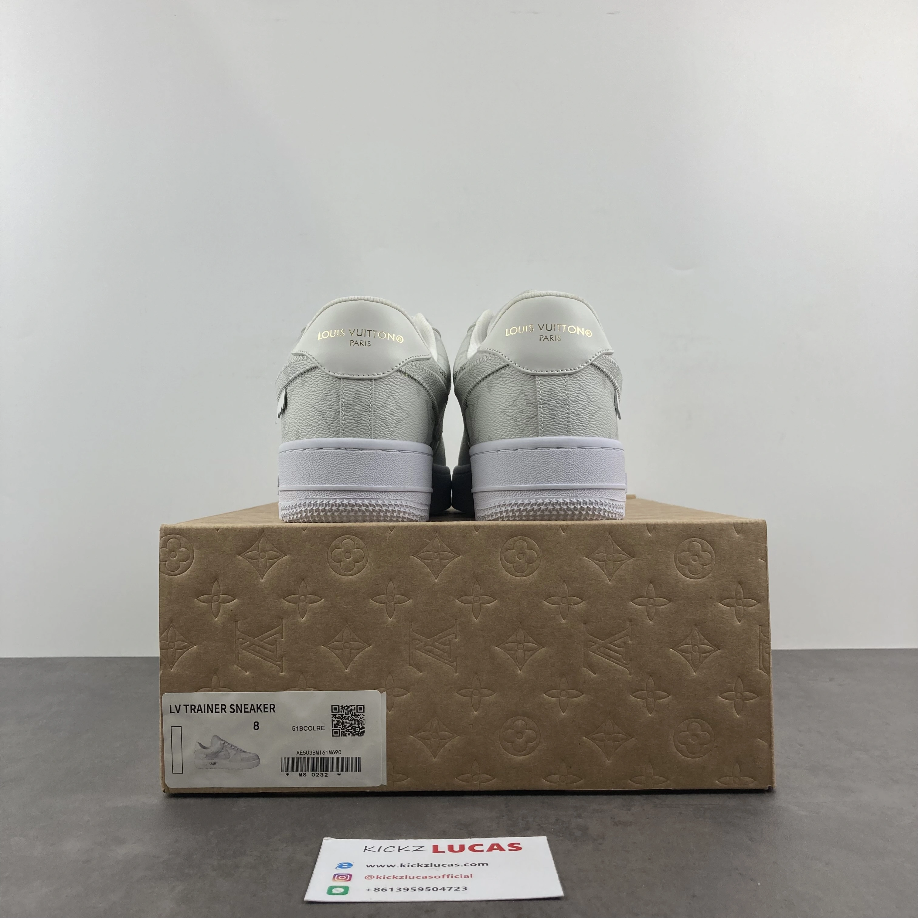 Air Force 1 X L*V grey white GoodFit 4145