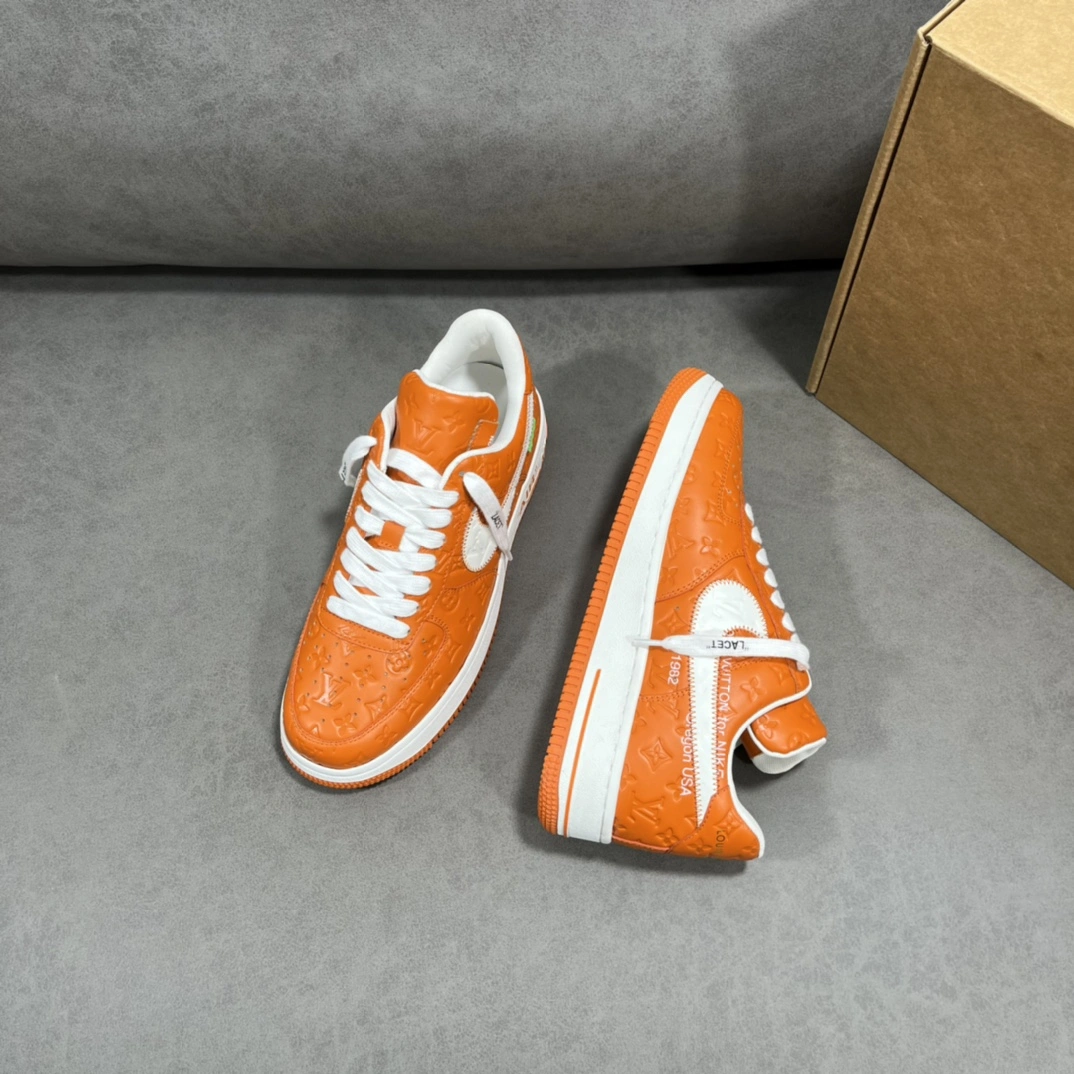 Lightweight Air Force 1 X L*V orange 781