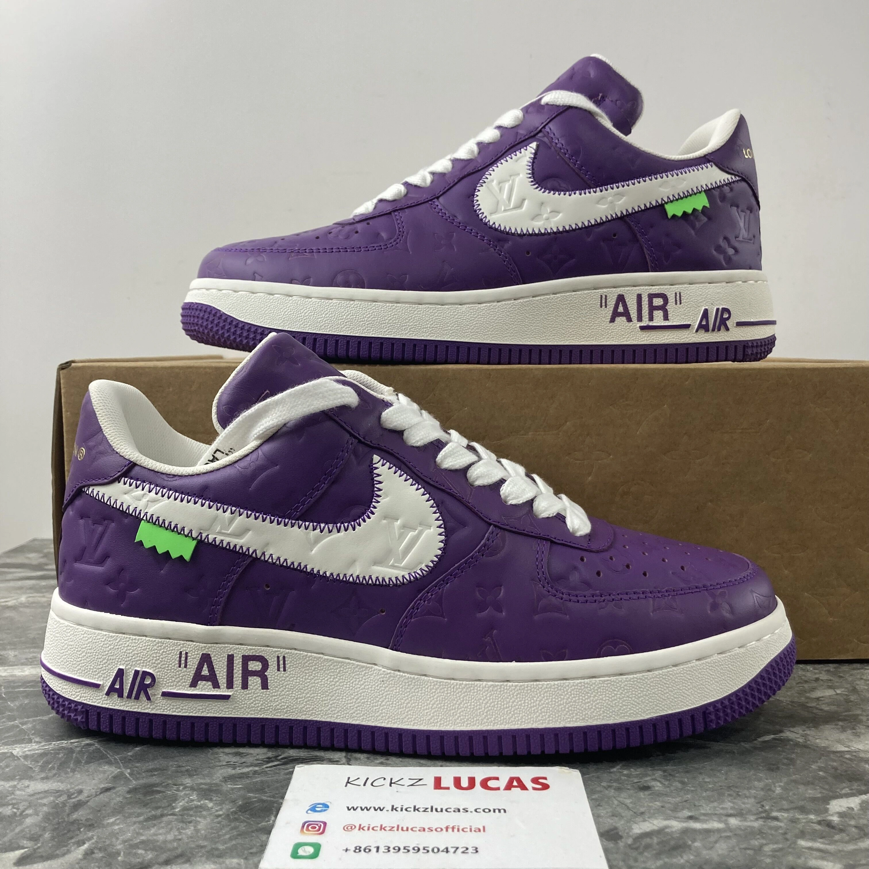 Air Force 1 X L*V purple HighQuality 778