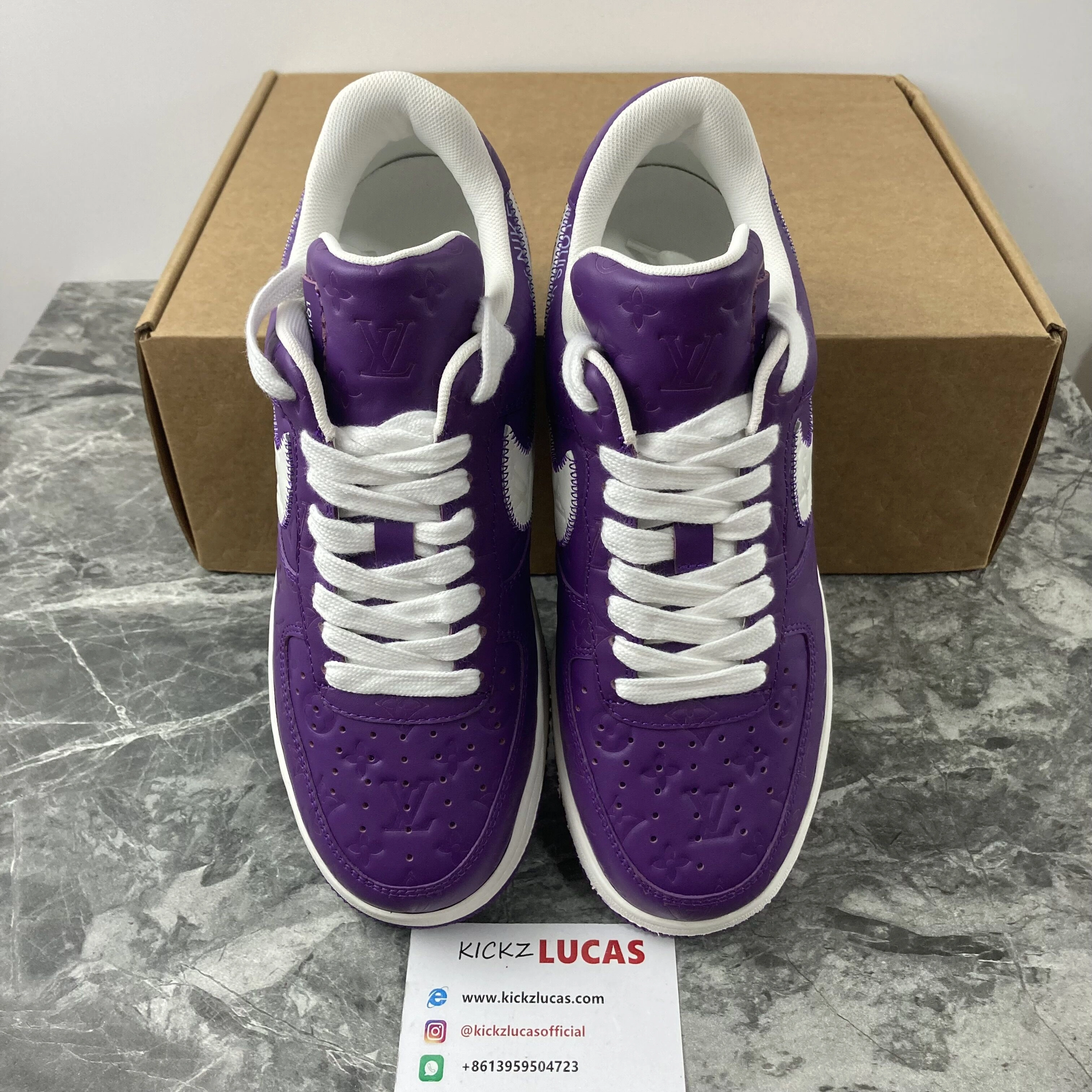 TechFriendly Air Force 1 X L*V purple 4153