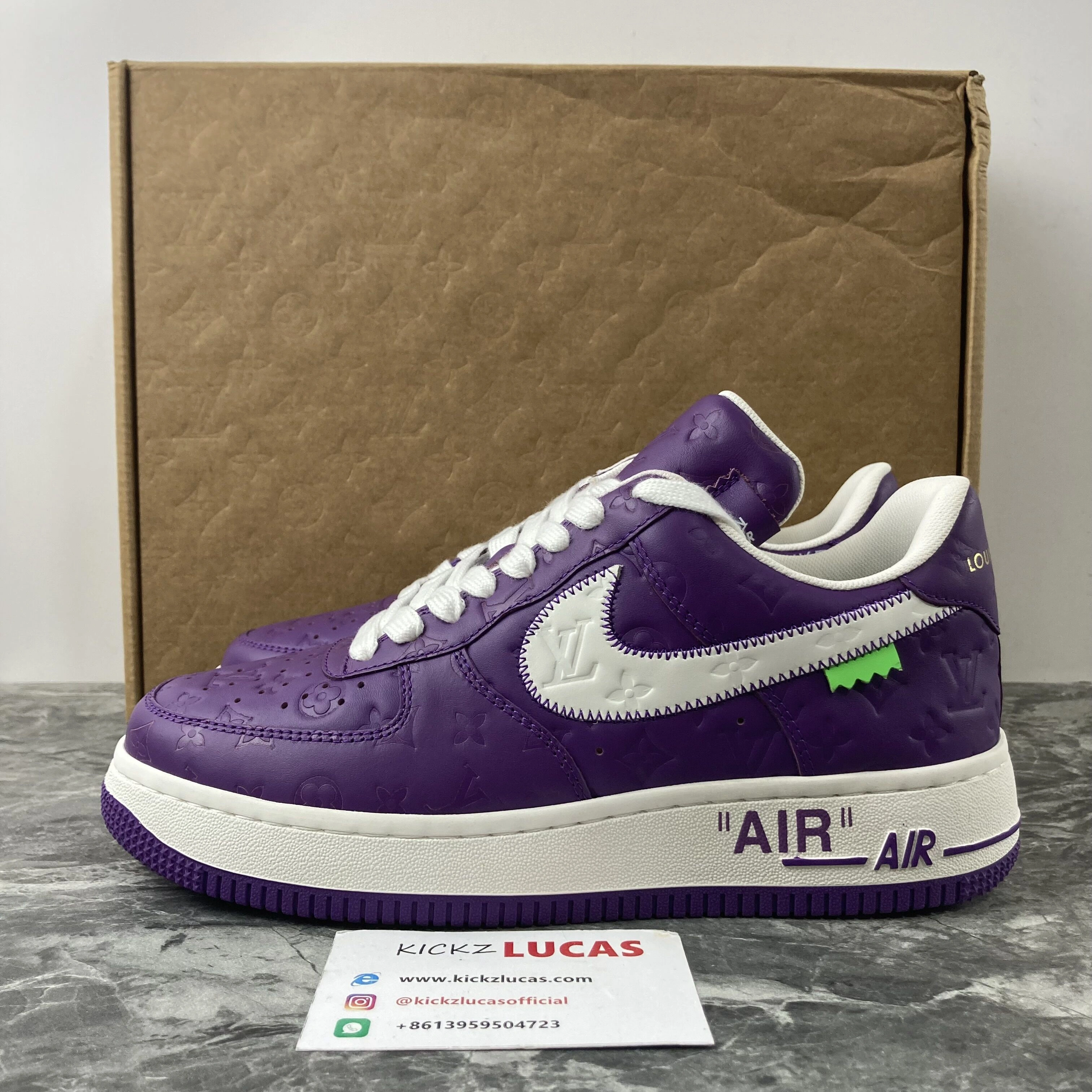 TechFriendly Air Force 1 X L*V purple 4153