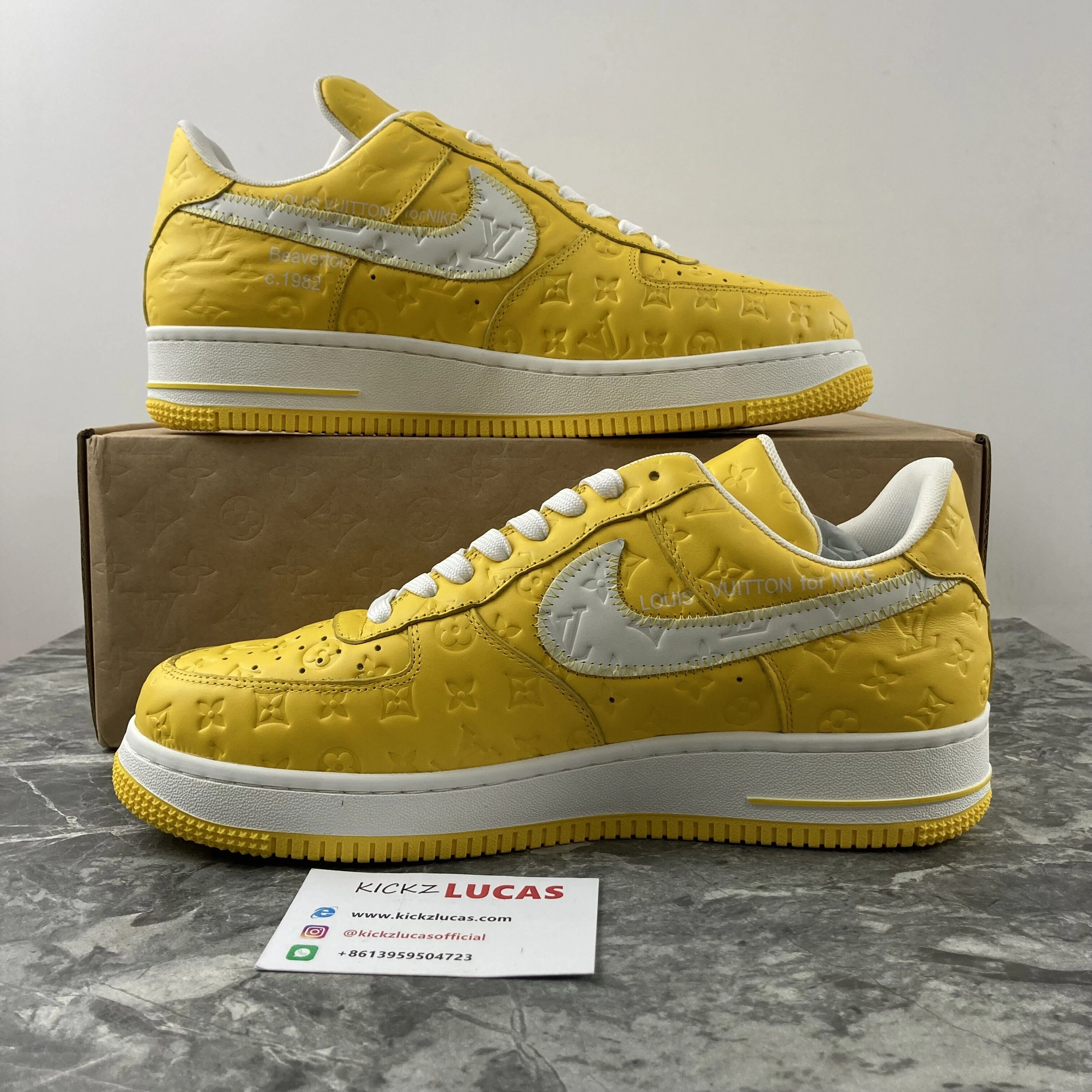 Air Force 1 X L*V yellow WellDesigned 4157