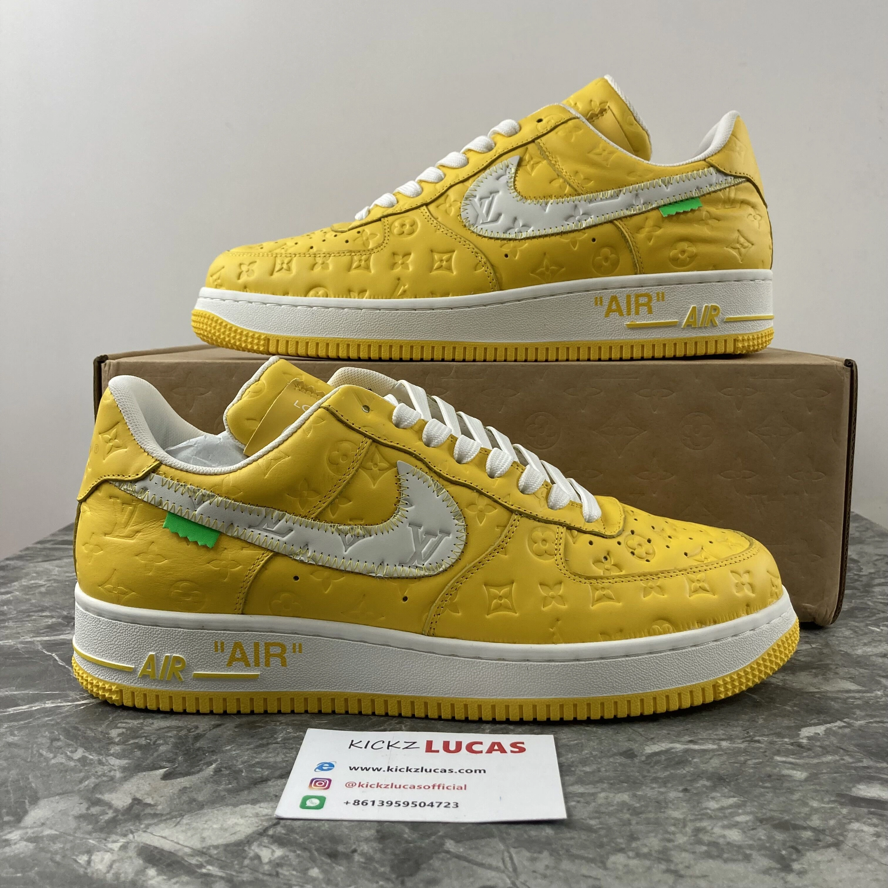 Air Force 1 X L*V yellow Timeless 779