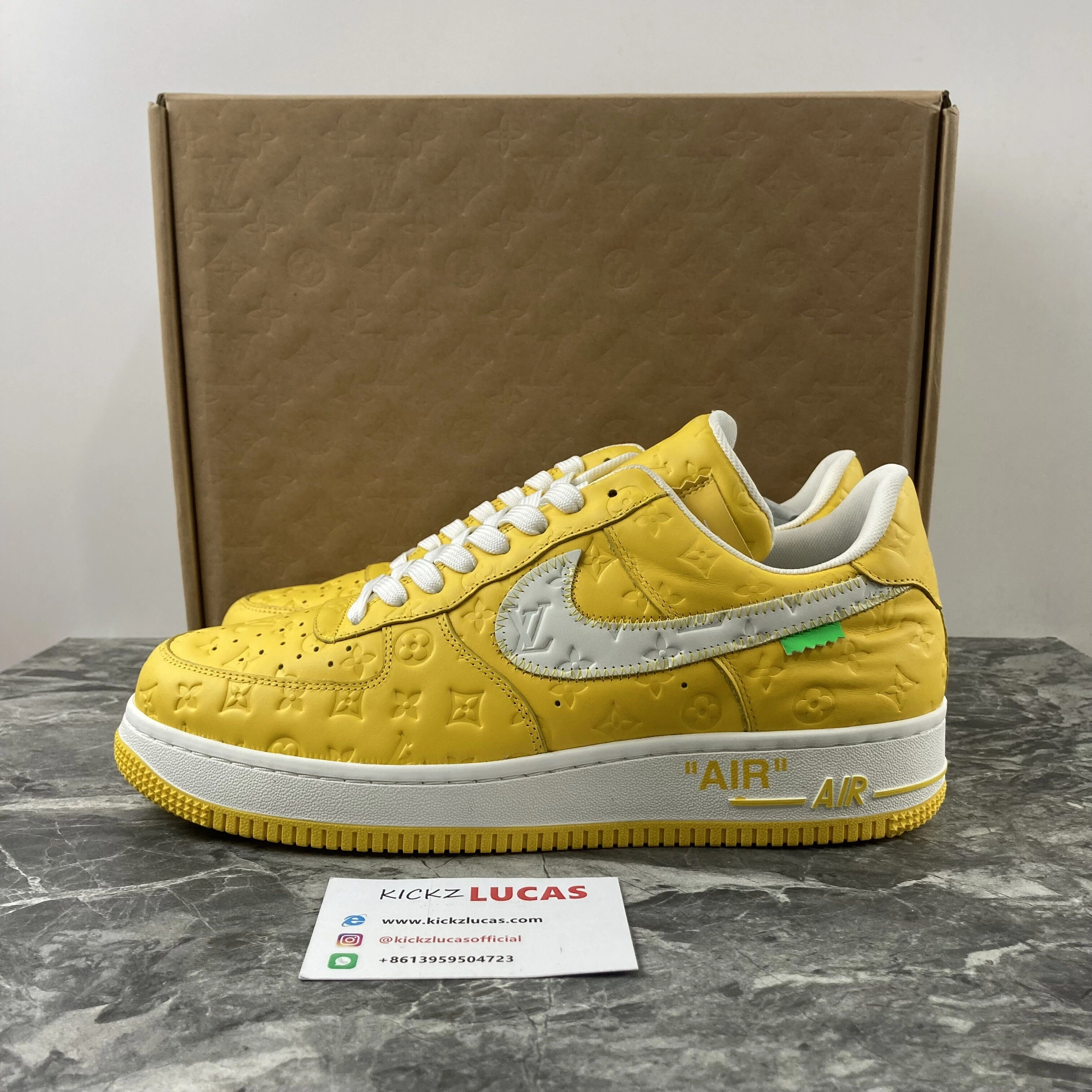 Air Force 1 X L*V yellow Timeless 779