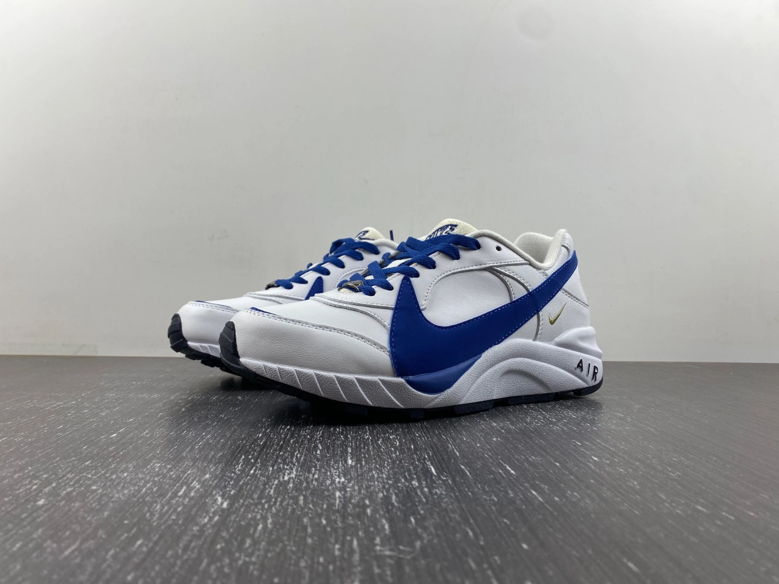 Air Grudge Leather White Blue Big Swoosh 102026- Chic 893