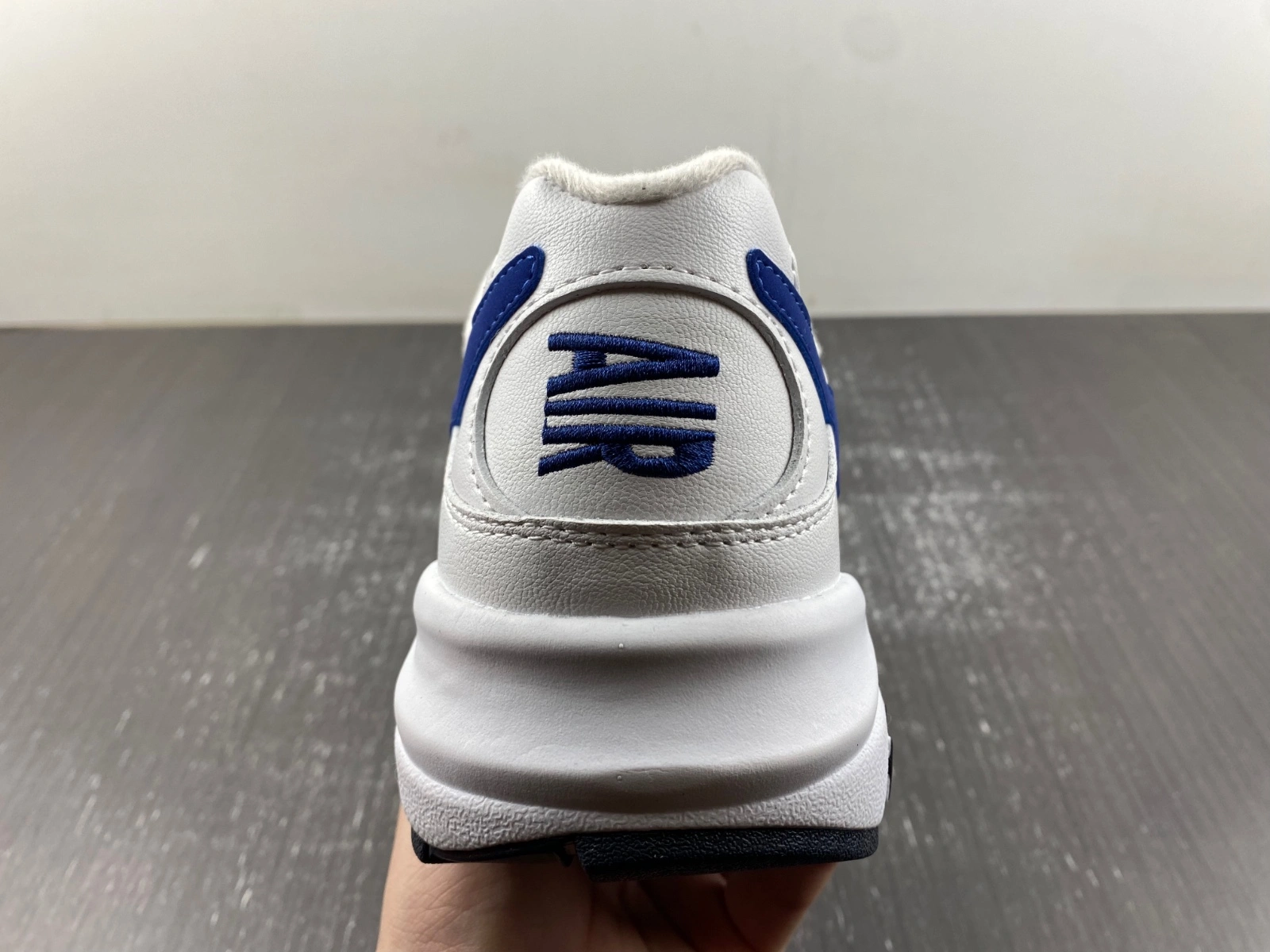 Air Grudge Leather White Blue Big Swoosh 102026- Chic 893