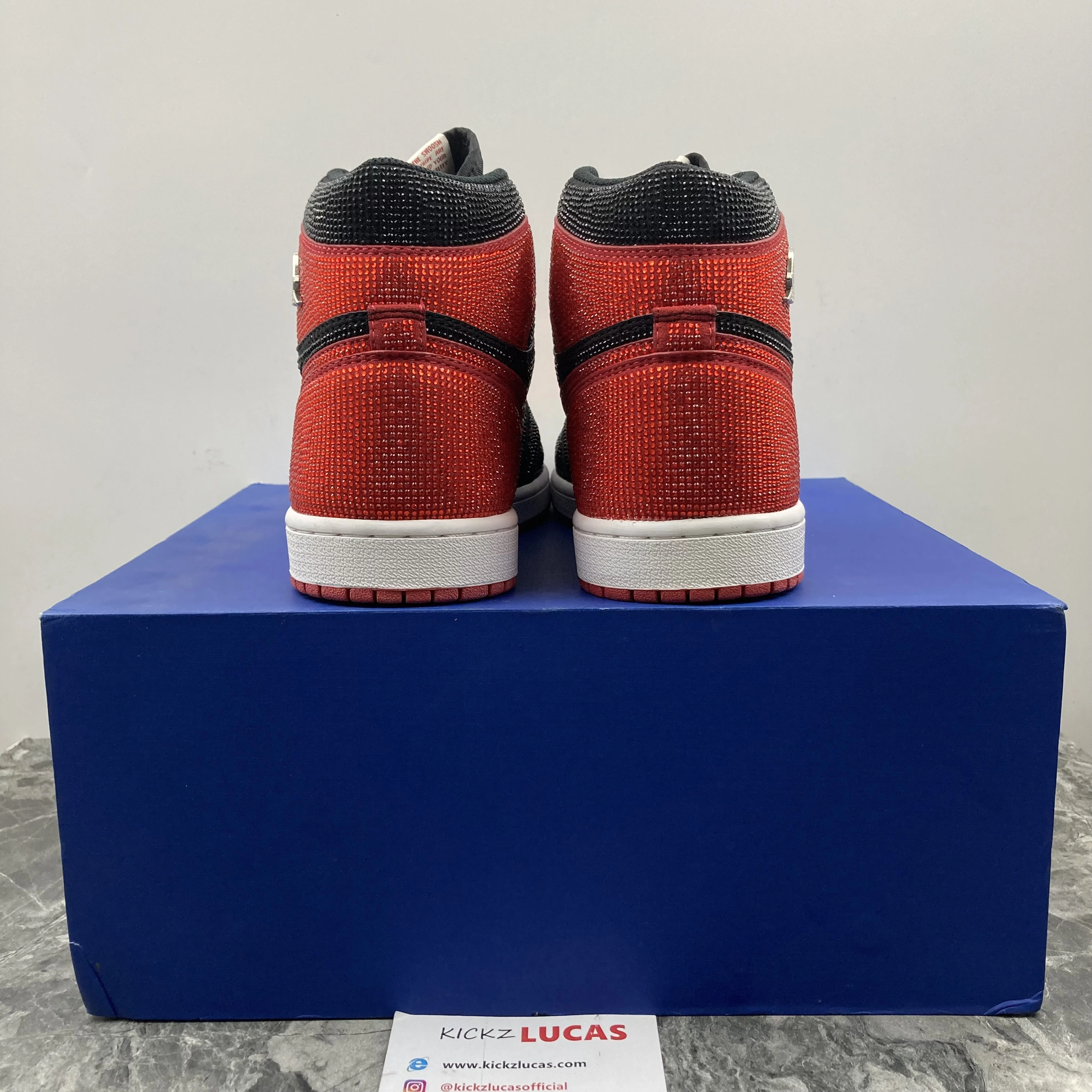 Air Jordan 1 Custom Diamond CL230419- EyeCatching 1553