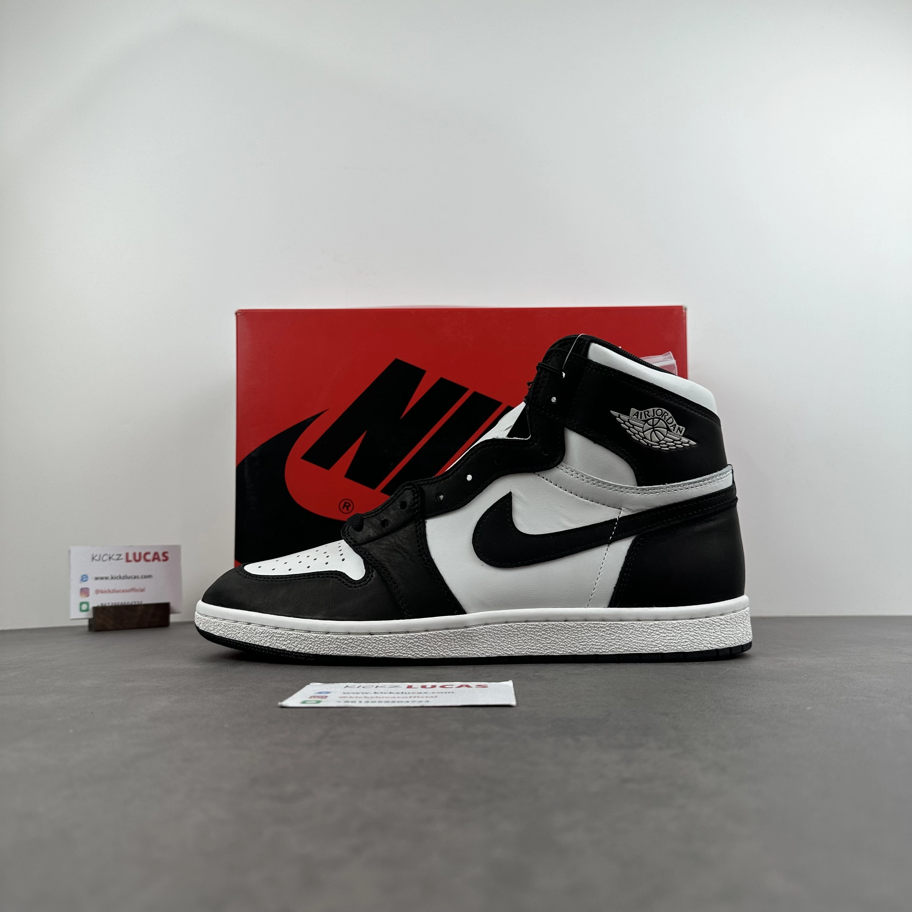 GoodFit Air Jordan 1 High '85 Black White BQ4422- 1597