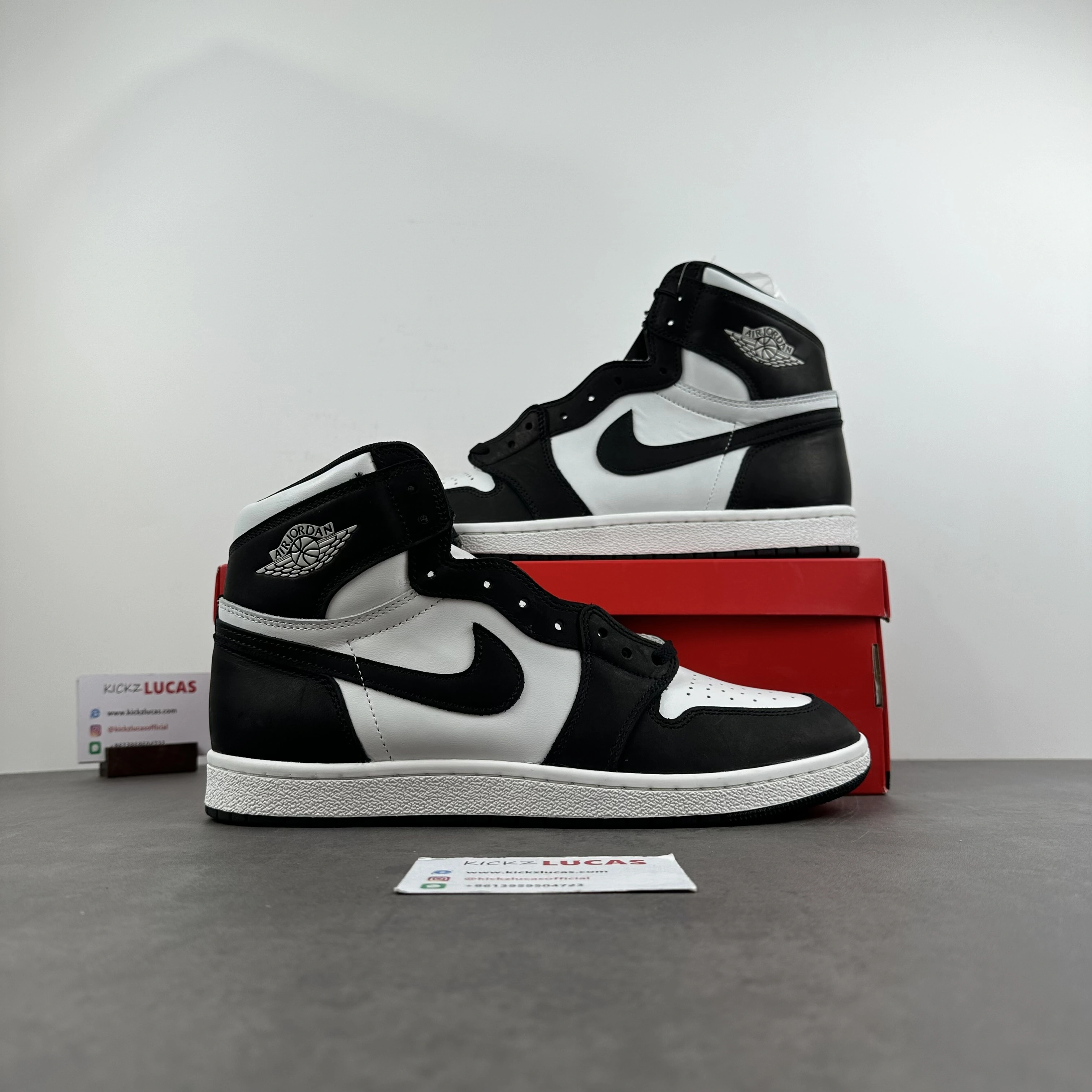 GoodFit Air Jordan 1 High '85 Black White BQ4422- 1597