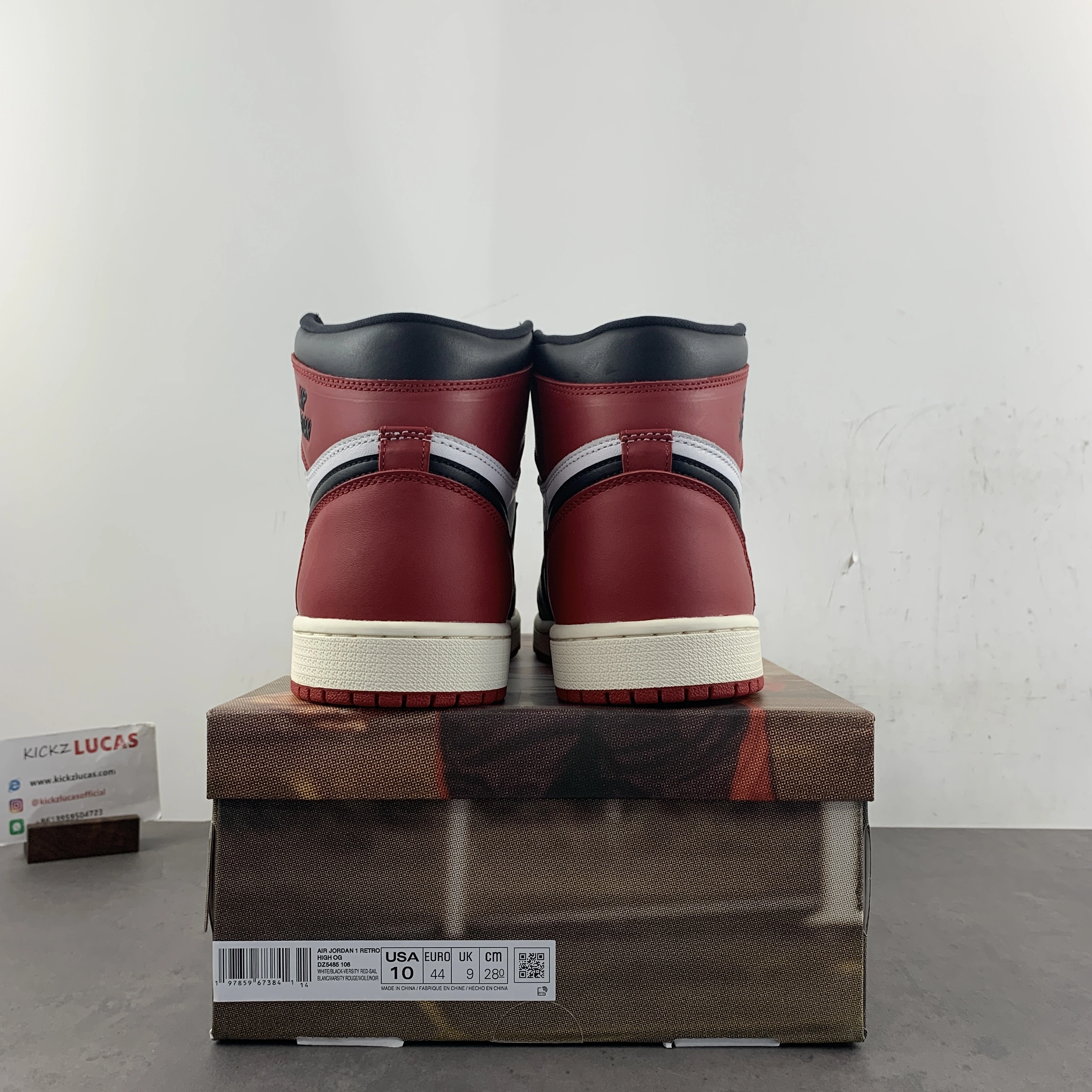 Durable Air Jordan 1 High Black Toe Reimagined DZ5485- 1398