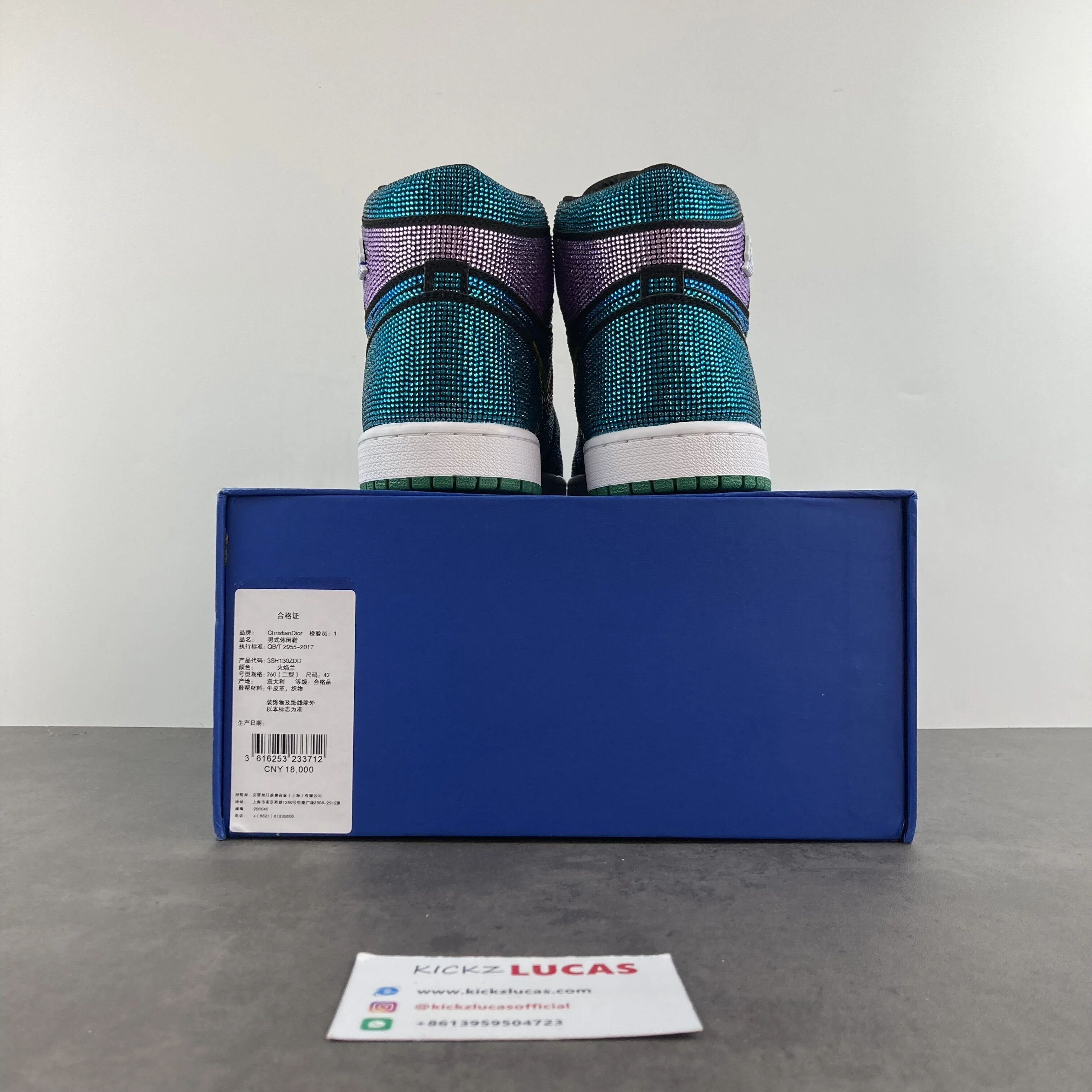 Air Jordan 1 High Custom Diamond CL20230607 - UrbanChic 1518