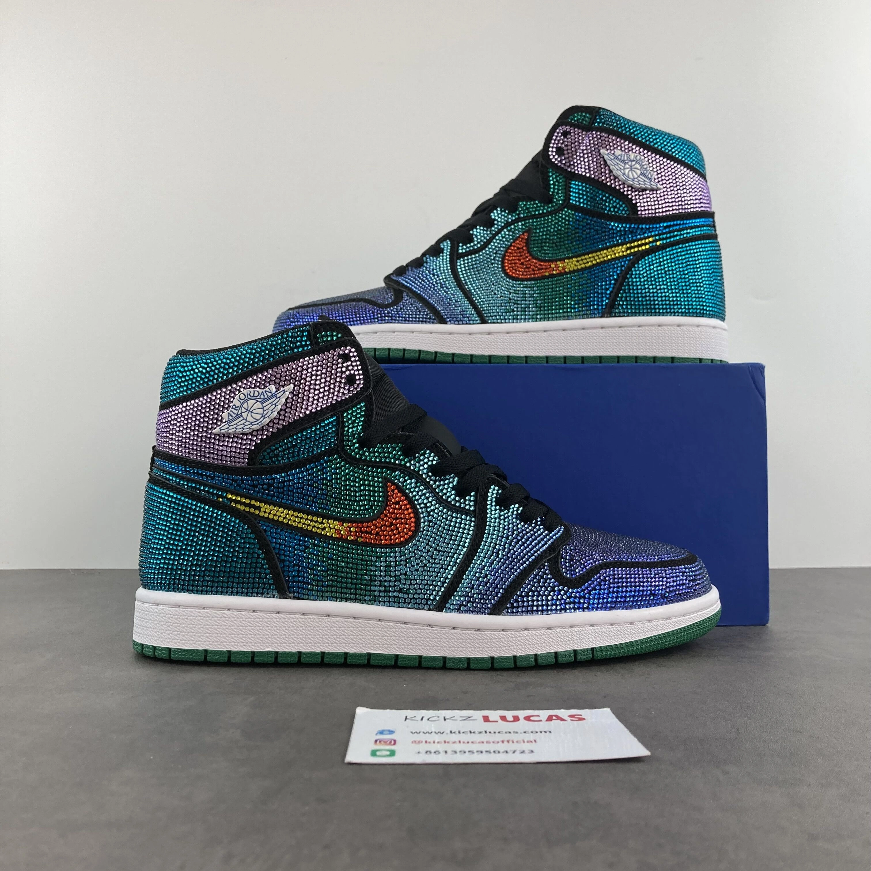 Air Jordan 1 High Custom Diamond CL20230607 - UrbanChic 1518