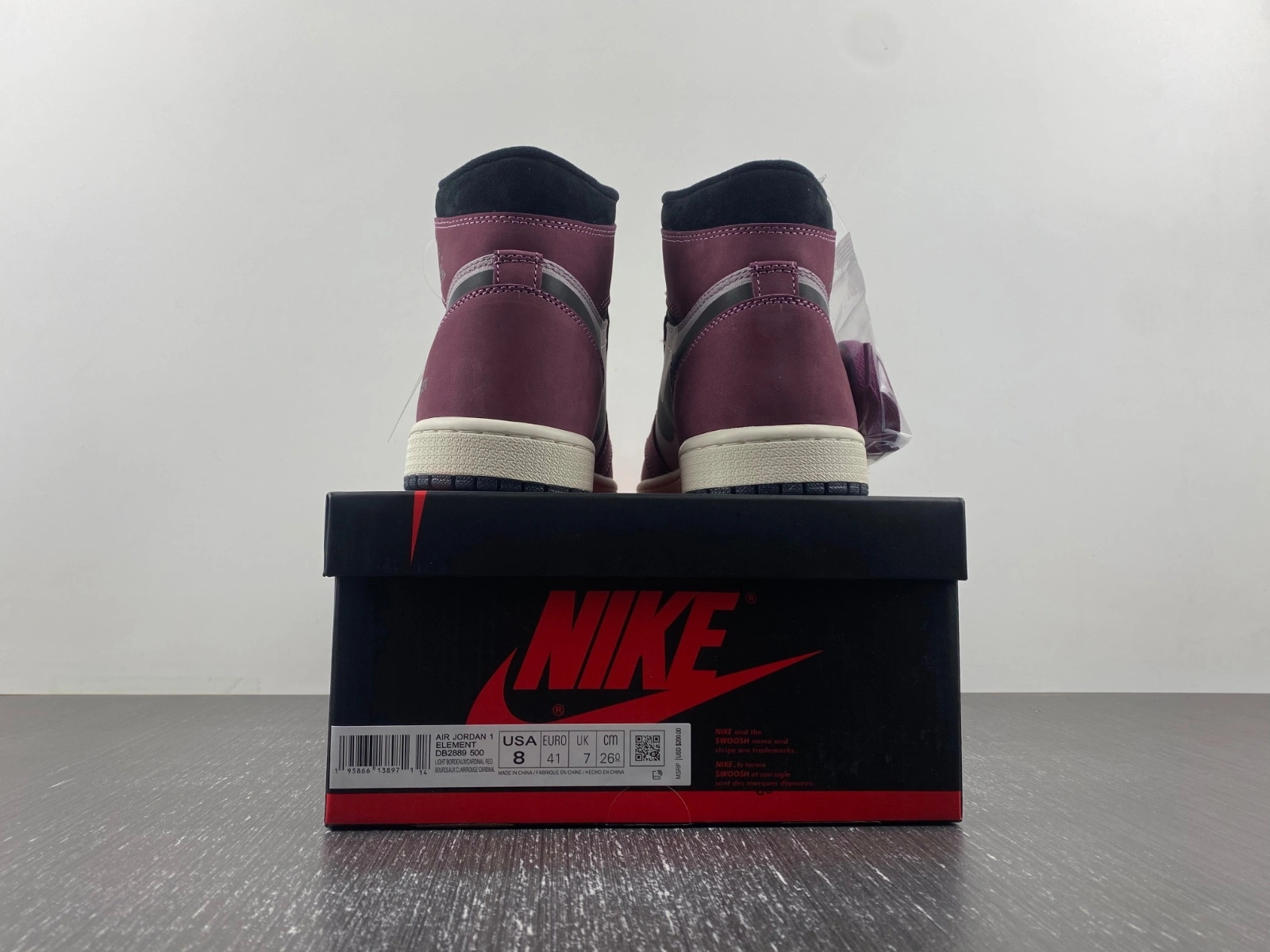 Air Jordan 1 High Element Gore-Tex Berry DB2889- SoftTouch 1432