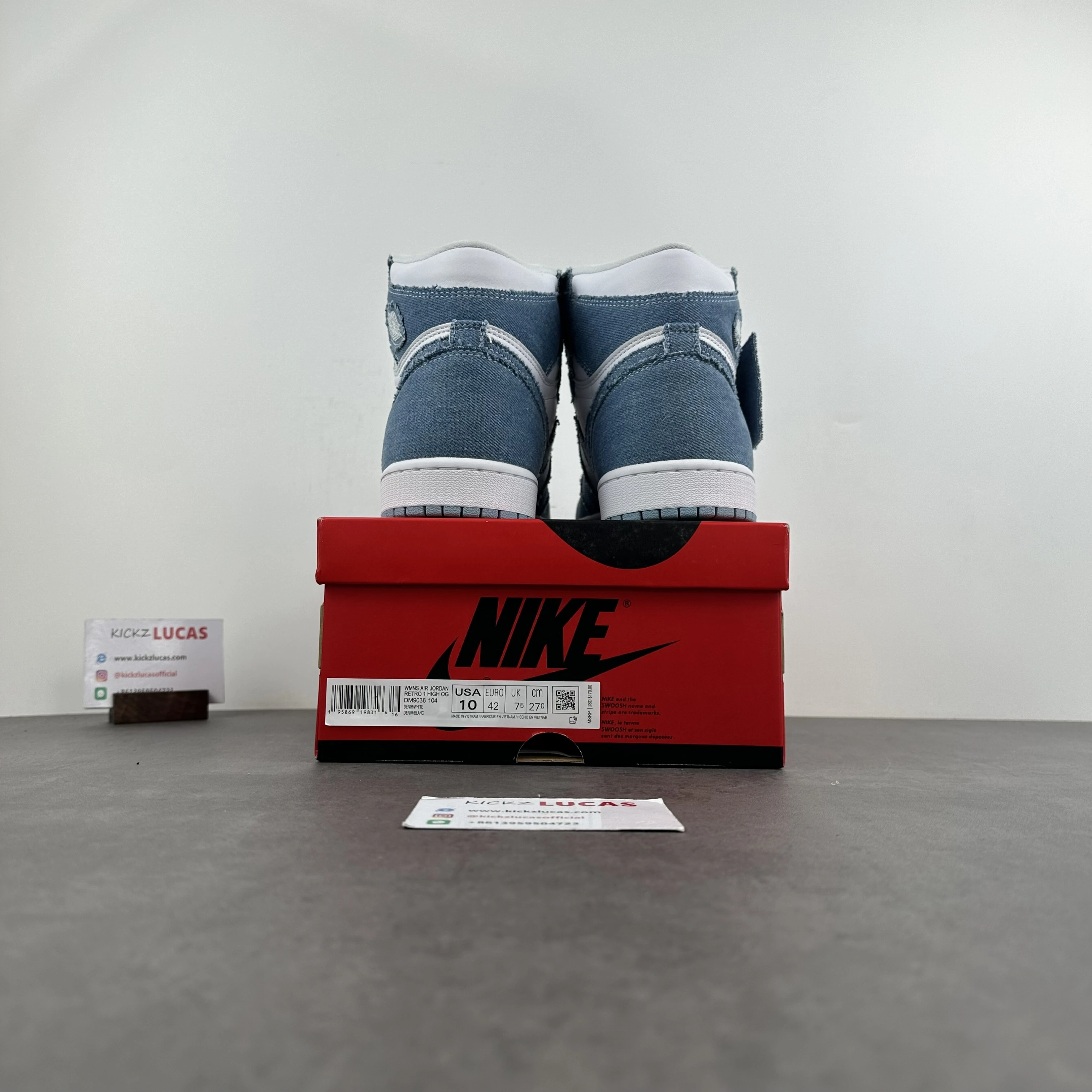 Compact Air Jordan 1 High OG Denim DM9036- 1663