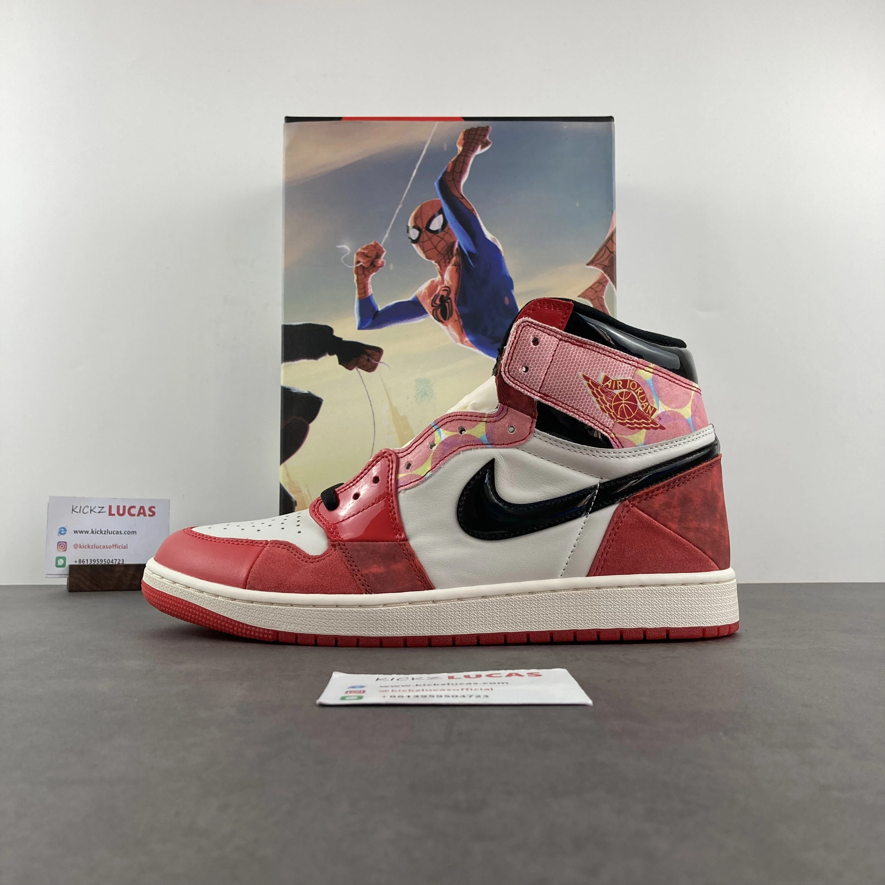 Air Jordan 1 High OG Spider-Man Across the Spider-Verse DV1748- NewStyle 1534