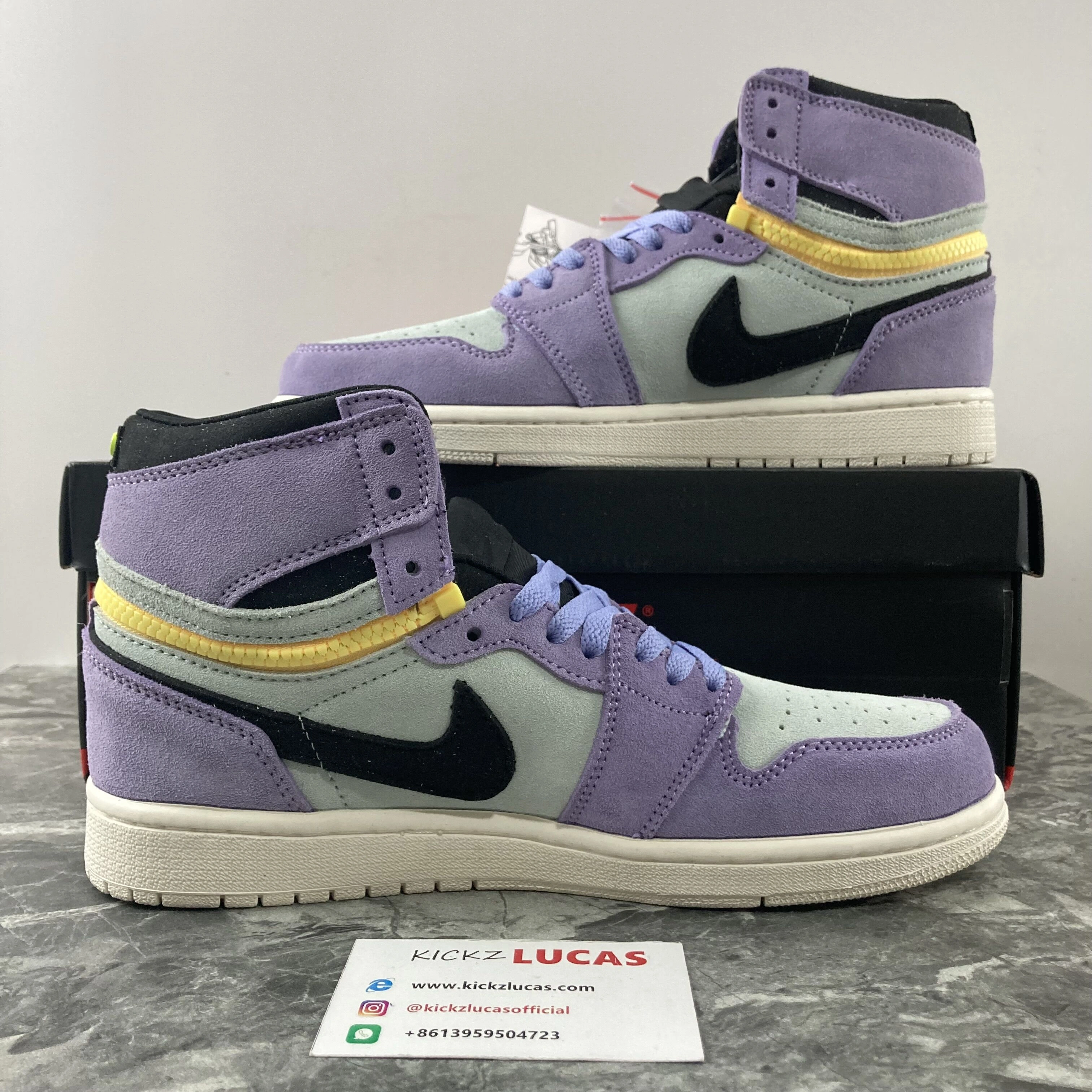Flexible Air Jordan 1 High Switch Purple Pulse CW6576- 1733