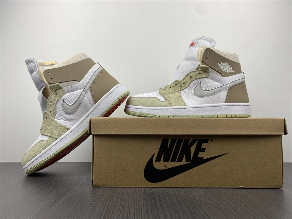 Air Jordan 1 High Zoom Air CMFT Olive Aura CT0979- Timeless 1652