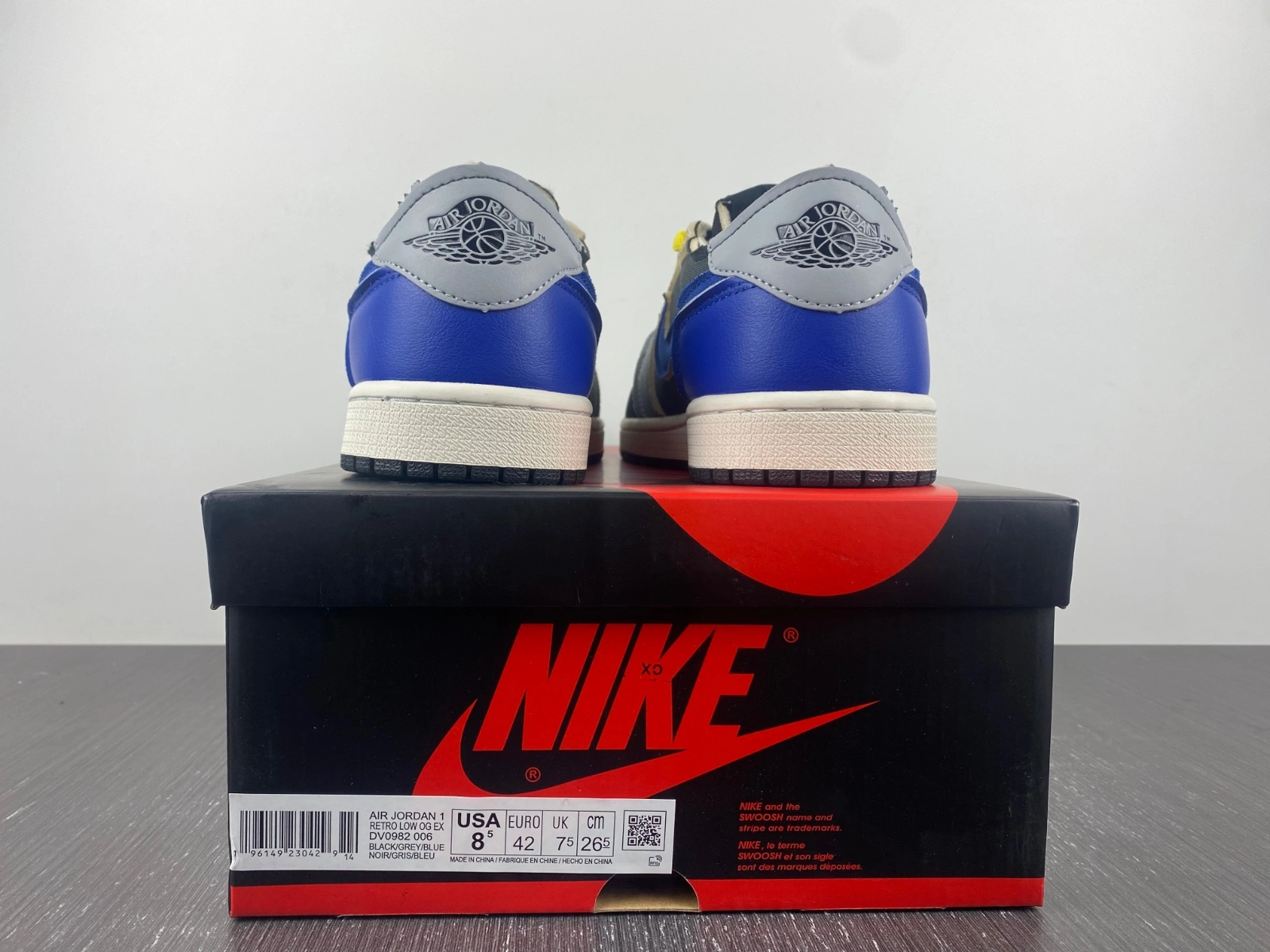 Air Jordan 1 Low AJ 1 Smoke Blue DV0982- HighQuality 1586